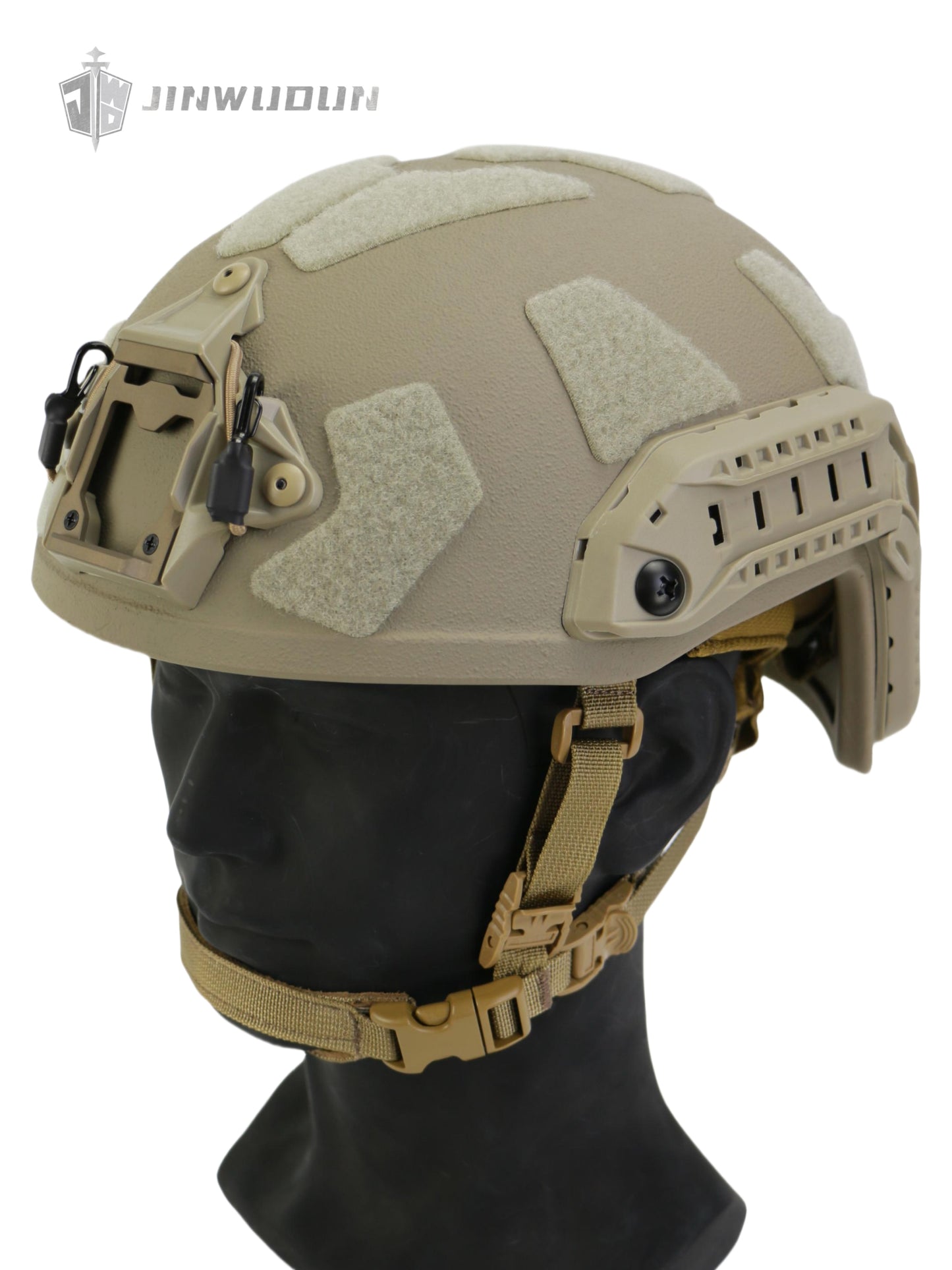 NIJ IIIA Protection FAST SF Bulletproof Helmet - High-Performance Aramid Material, Wendy Dual-Layer Suspension Liner