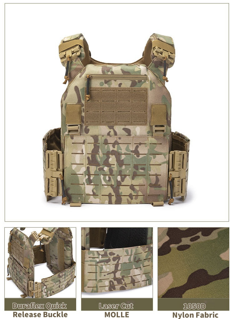 JWD0818 Tactical Vest - Laser Cut Lightweight Military Vest.