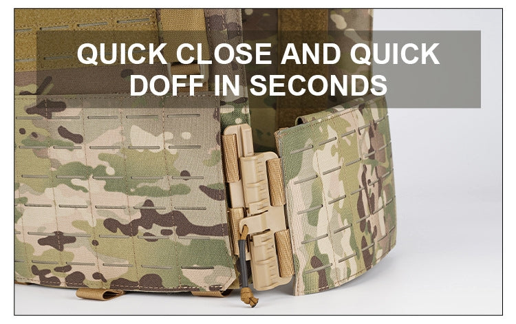JWD0818 Tactical Vest - Laser Cut Lightweight Military Vest.