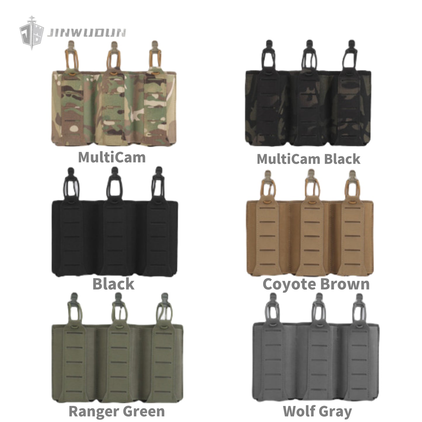 5.56/7.62 tactical storage bag molle adapts to lightweight triple elastic function bag