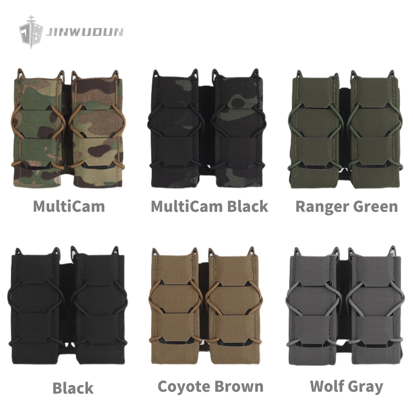Tiger 9mm double quick-draw magazine pouch