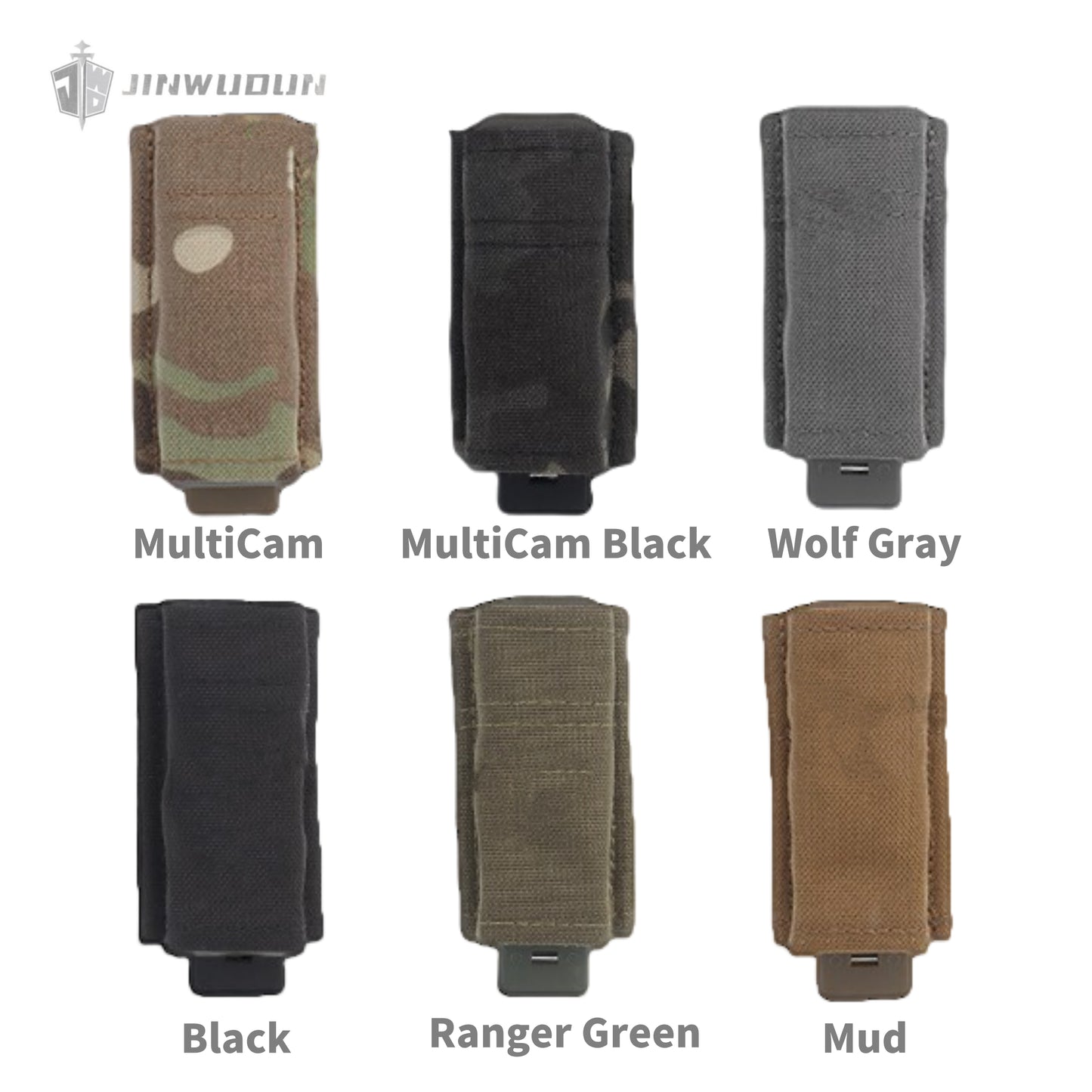FAST single-link 9mm magazine pouch with MOLLE buckle for belt and waist seal, quick drainage