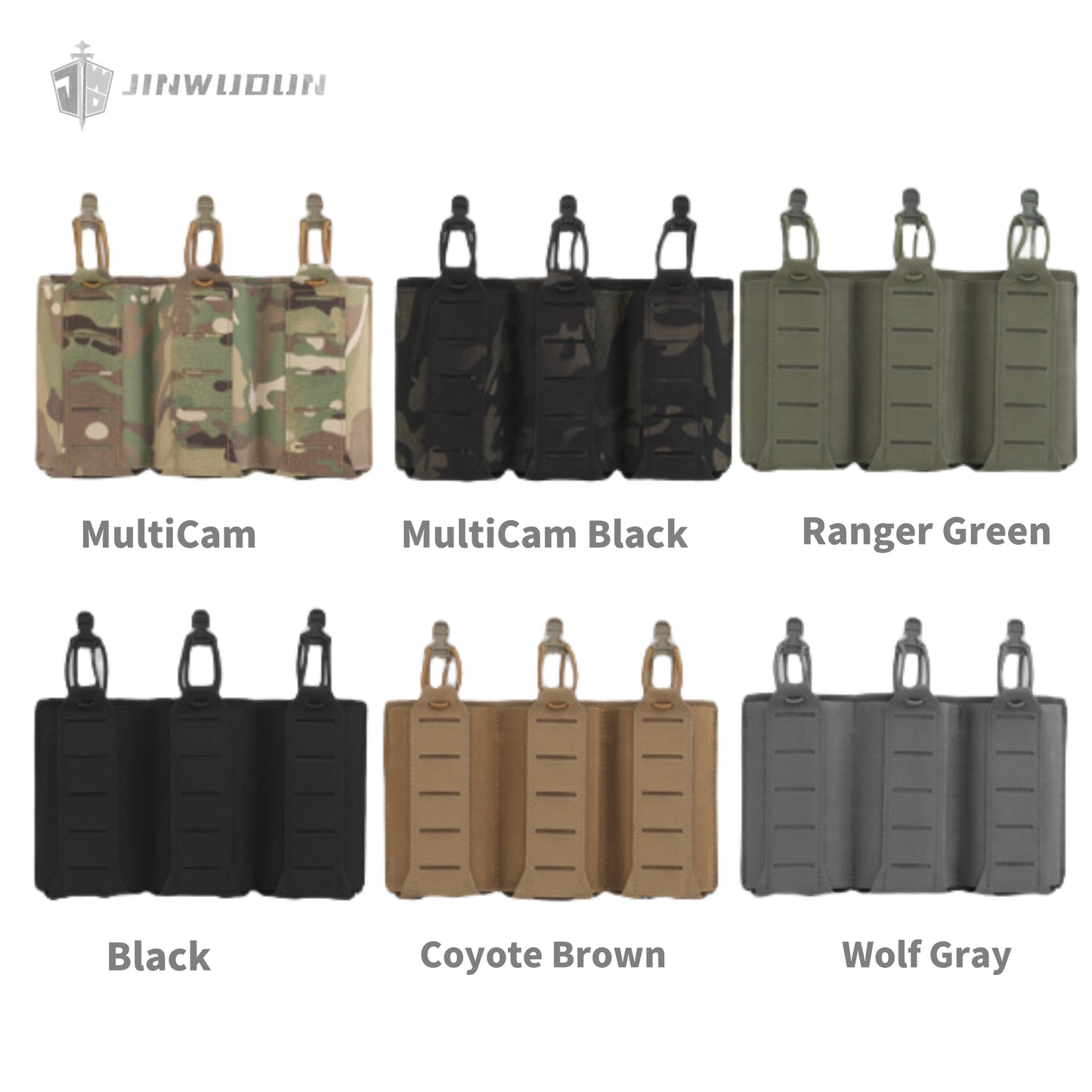5.56/7.62 tactical storage bag molle adapts to lightweight triple elastic function bag