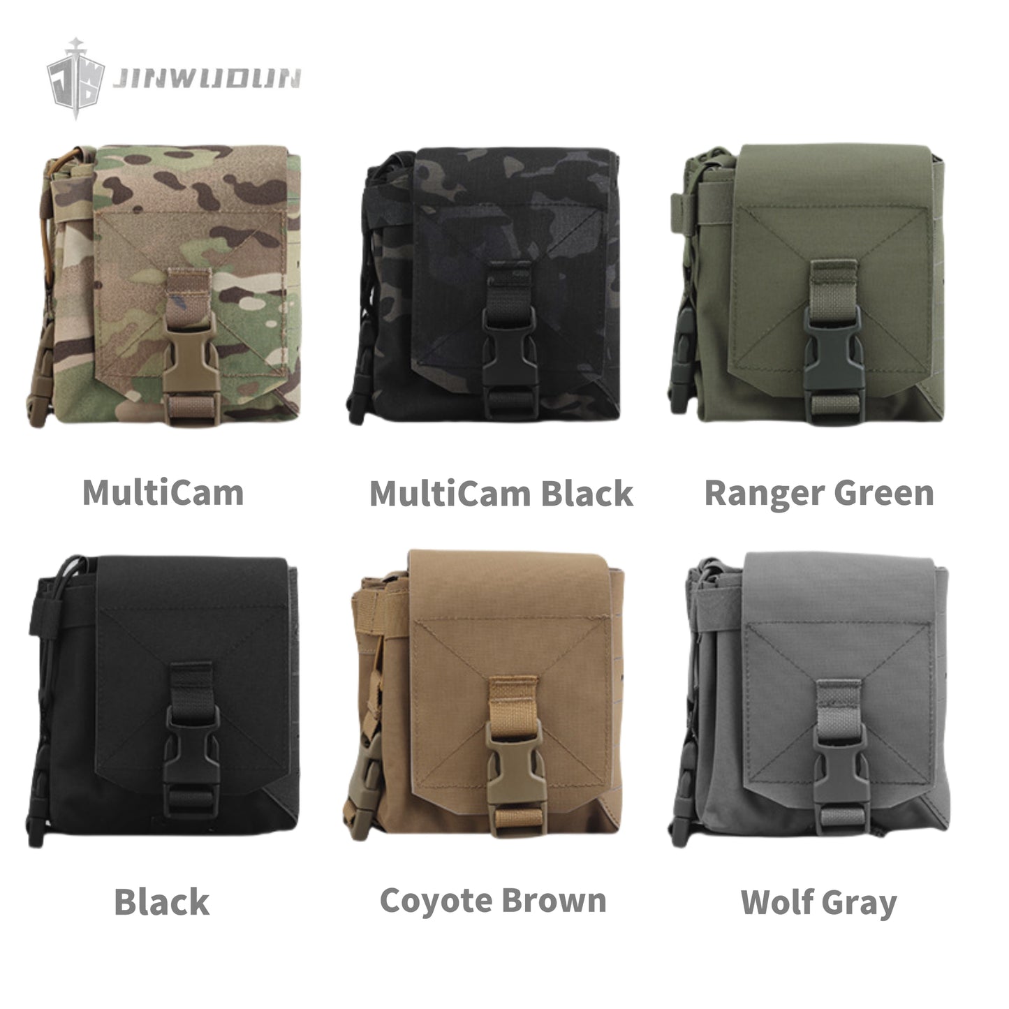 Tactical vest chest molle expansion pack, radio side bag, large multi-functional auxiliary bag