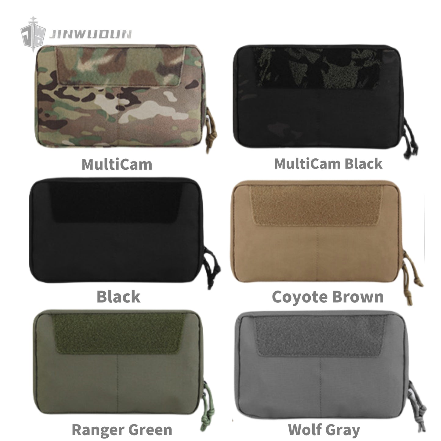 GP bag two-way zipper molle mount a variety of tactical equipment expansion storage bag