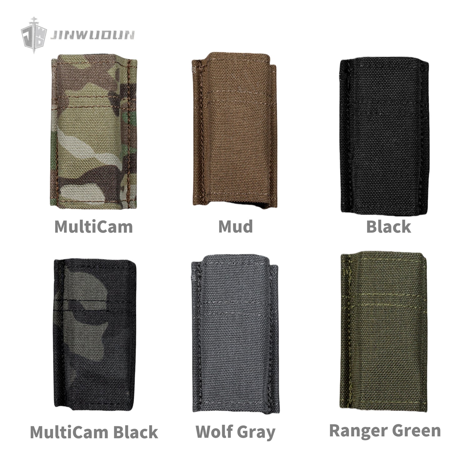 Multi-angle 9MM tactical single magazine pouch multi-function accessory equipment bag