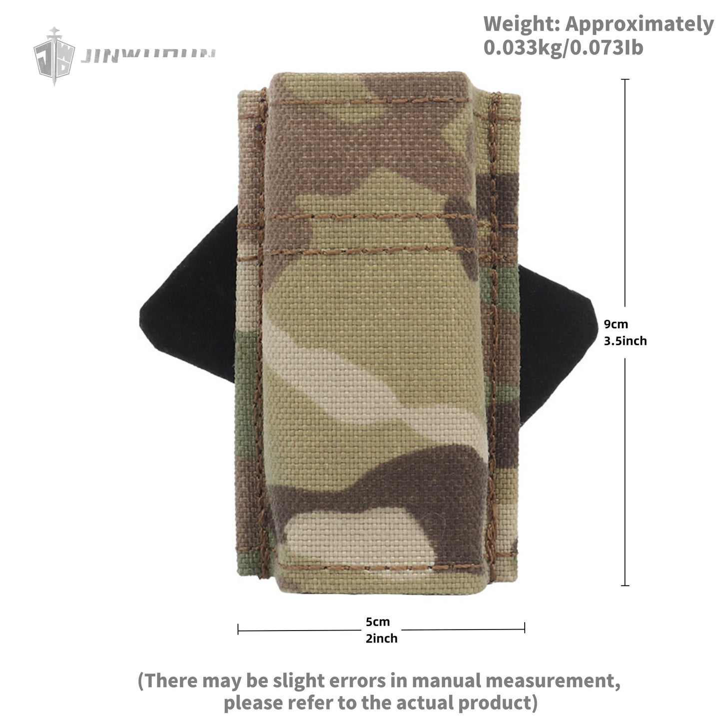 Multi-angle 9MM tactical single magazine pouch multi-function accessory equipment bag