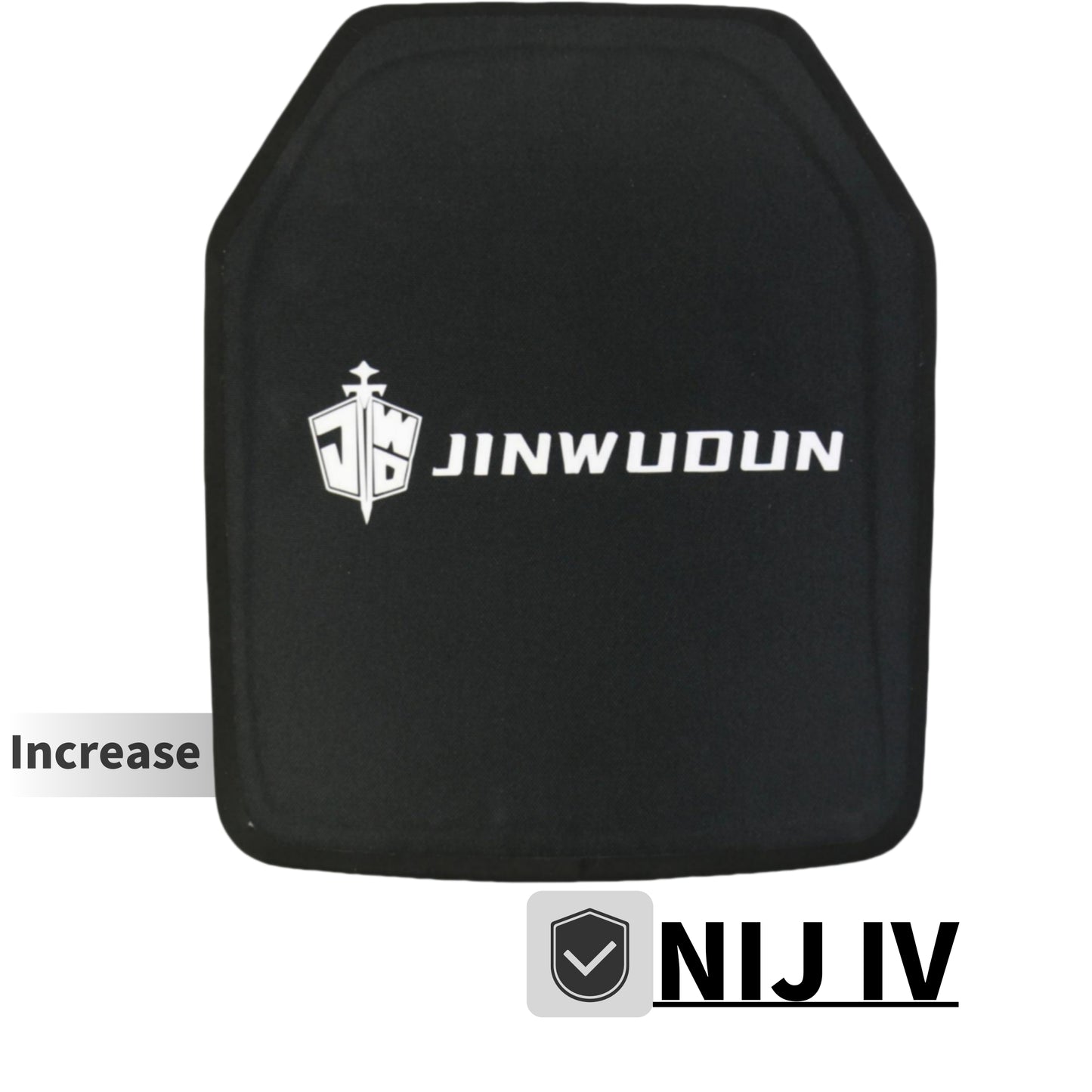 NIJ-IV bulletproof plate, Alumina ceramic + PE, 11*13.8 inch enlarged bulletproof plate