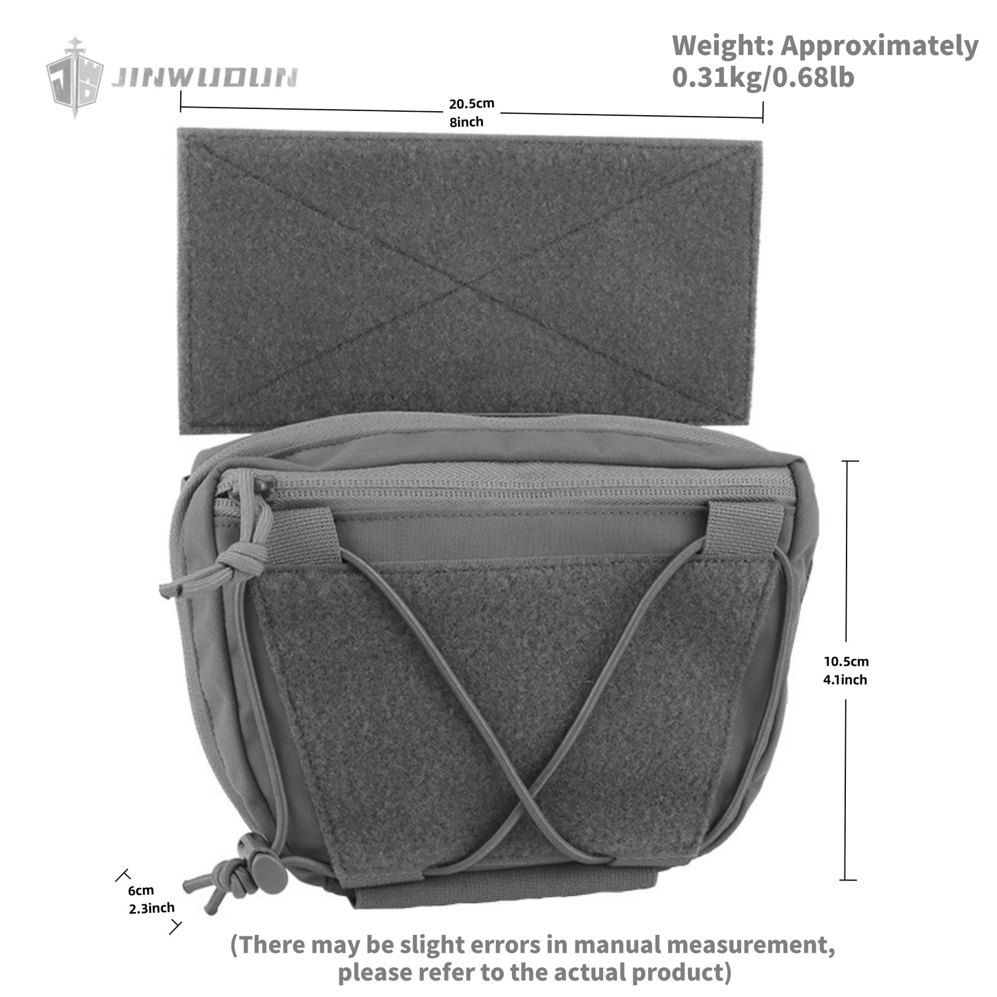 Pusher tactical underbody bag with Velcro MC color tactical vest accessories single shoulder multi-purpose bag