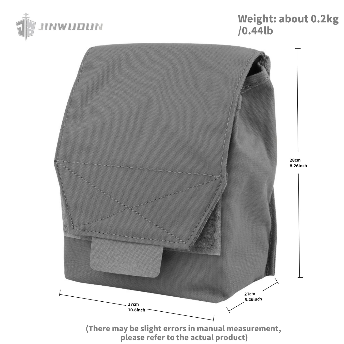 Molle system 5.56/9mm laser cut multi-purpose storage bag multi-function sundry bag