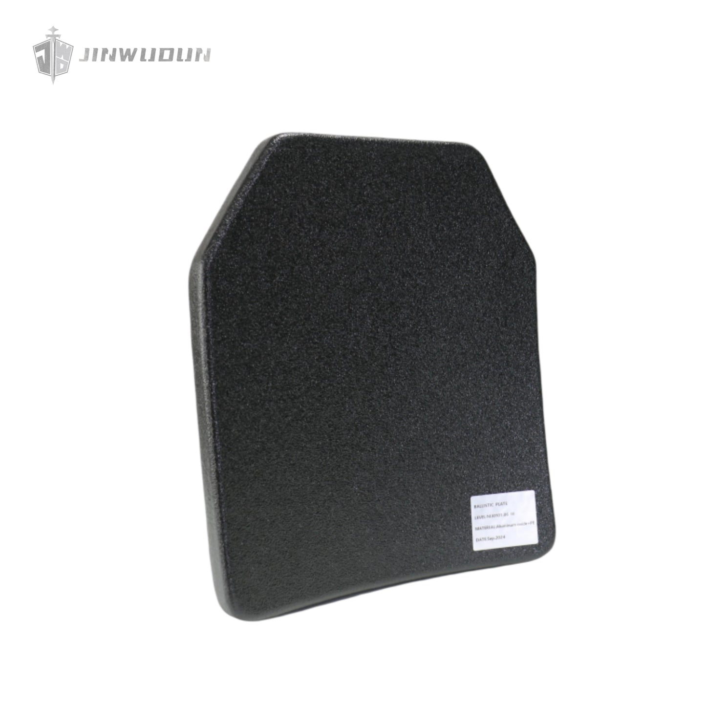 Multi-Curve Bulletproof Plate Level III+, Ceramic Composite, Polyurea Coating, 10x12 Inches