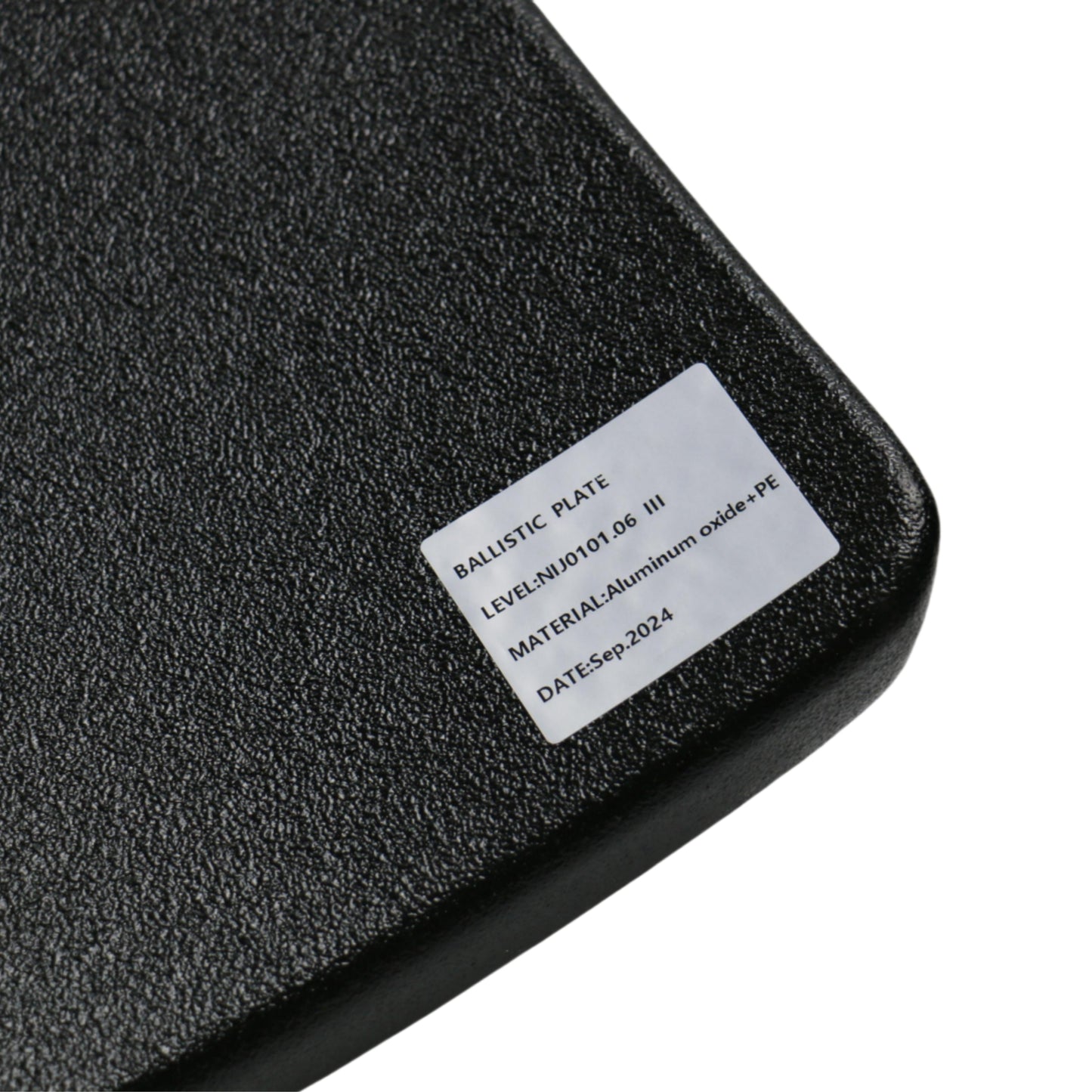 Multi-Curve Bulletproof Plate Level IV, Ceramic Composite, Polyurea Coating, 10x12 Inches