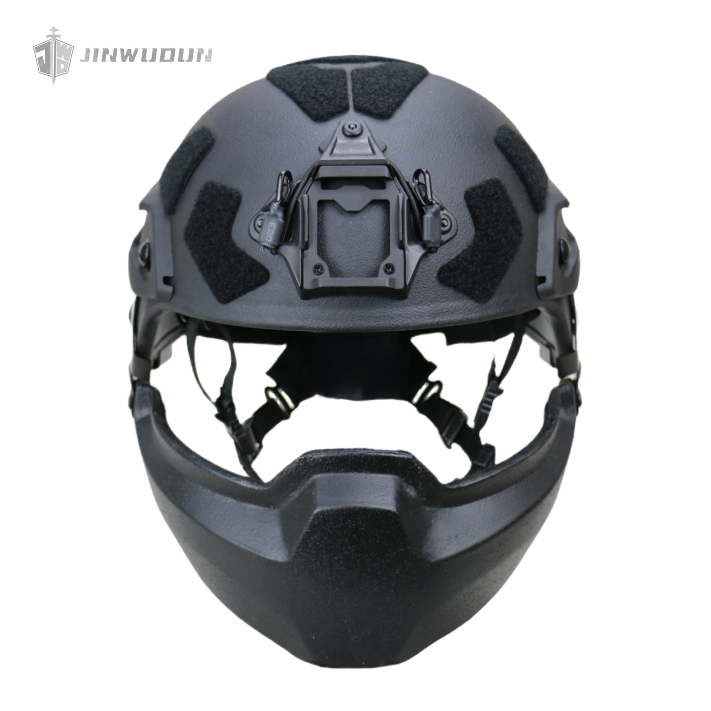 JWD-Full protection bulletproof helmet combination (helmet + goggles + jaw guard) American standard IIIA grade protection PE material