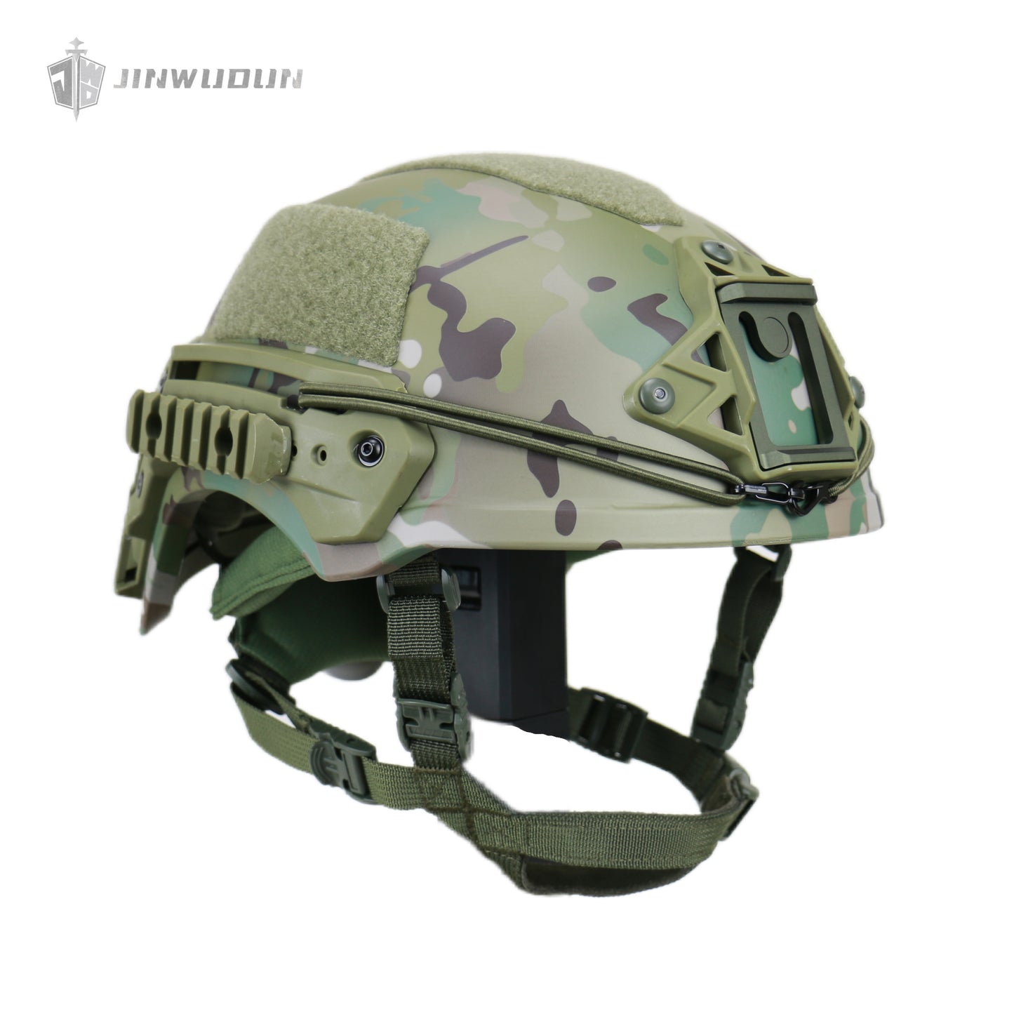 High-Cut WENDY Tactical Helmet - NIJ IIIA Protection Level with Polyurea Coating for Enhanced Impact Resistance