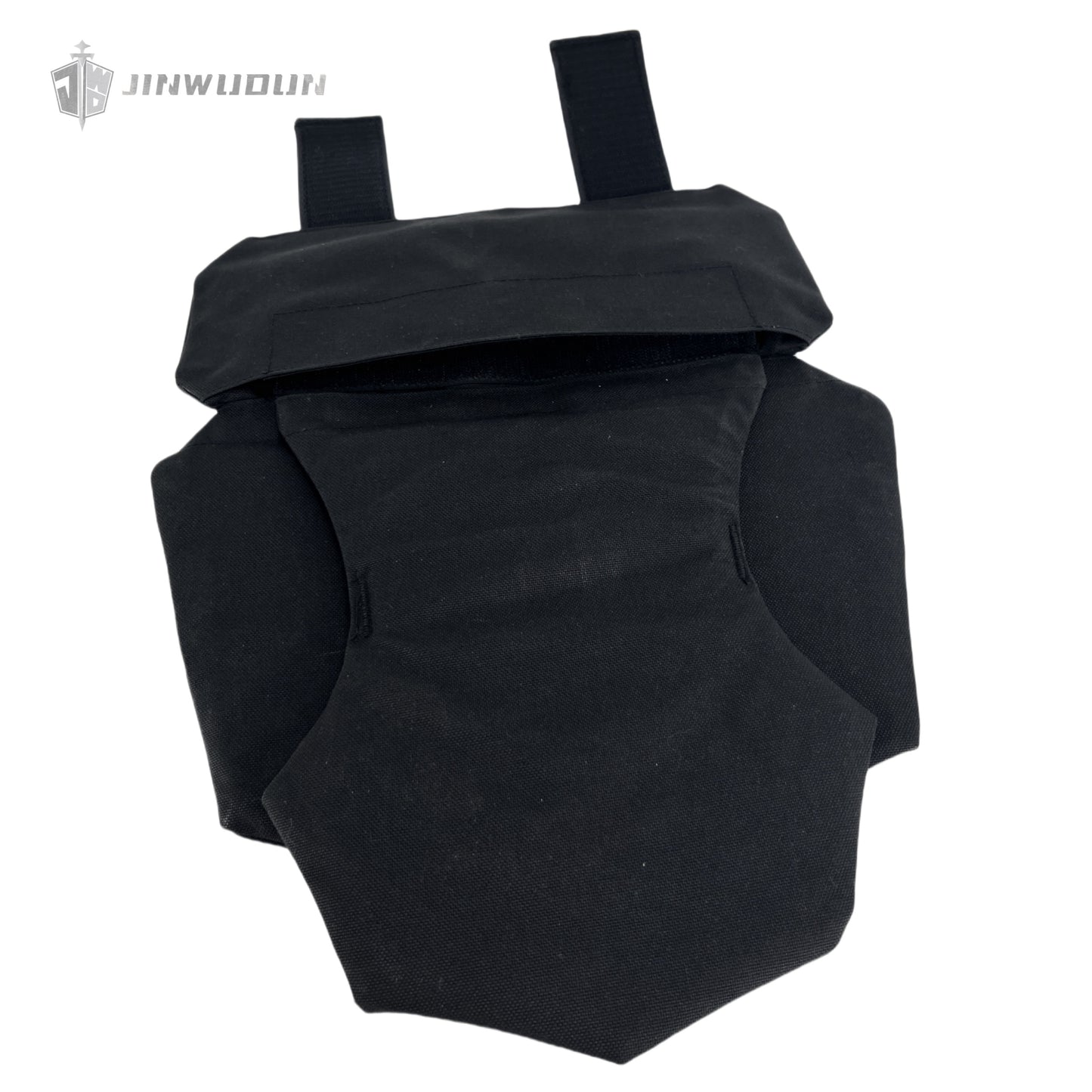 Level NIJ IIIA bulletproof crotch guard with larger protection area, detachable design, nylon fabric