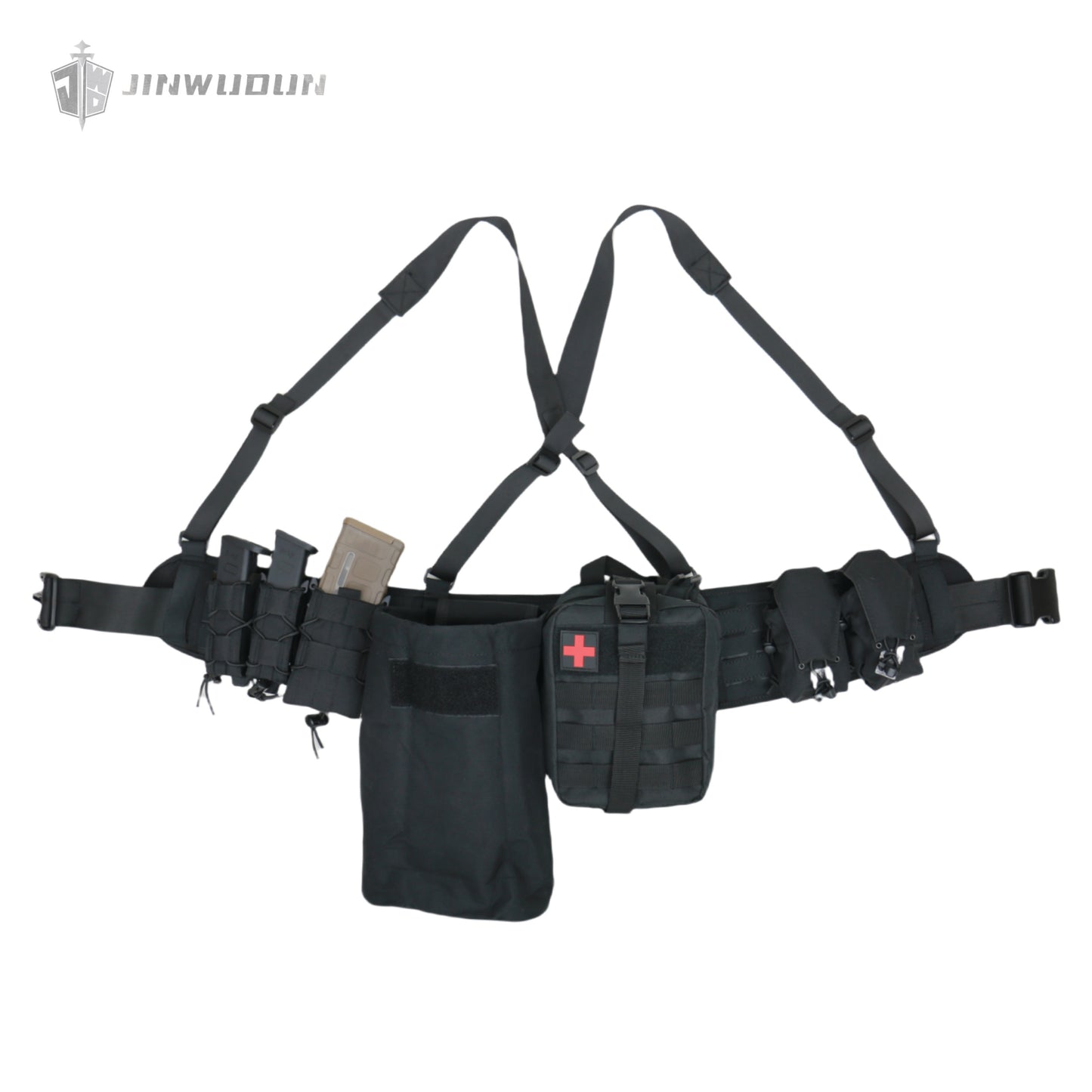 Ballistic Tactical Waistband 1000D Polyester with Molle webbing for a wide range of accessories