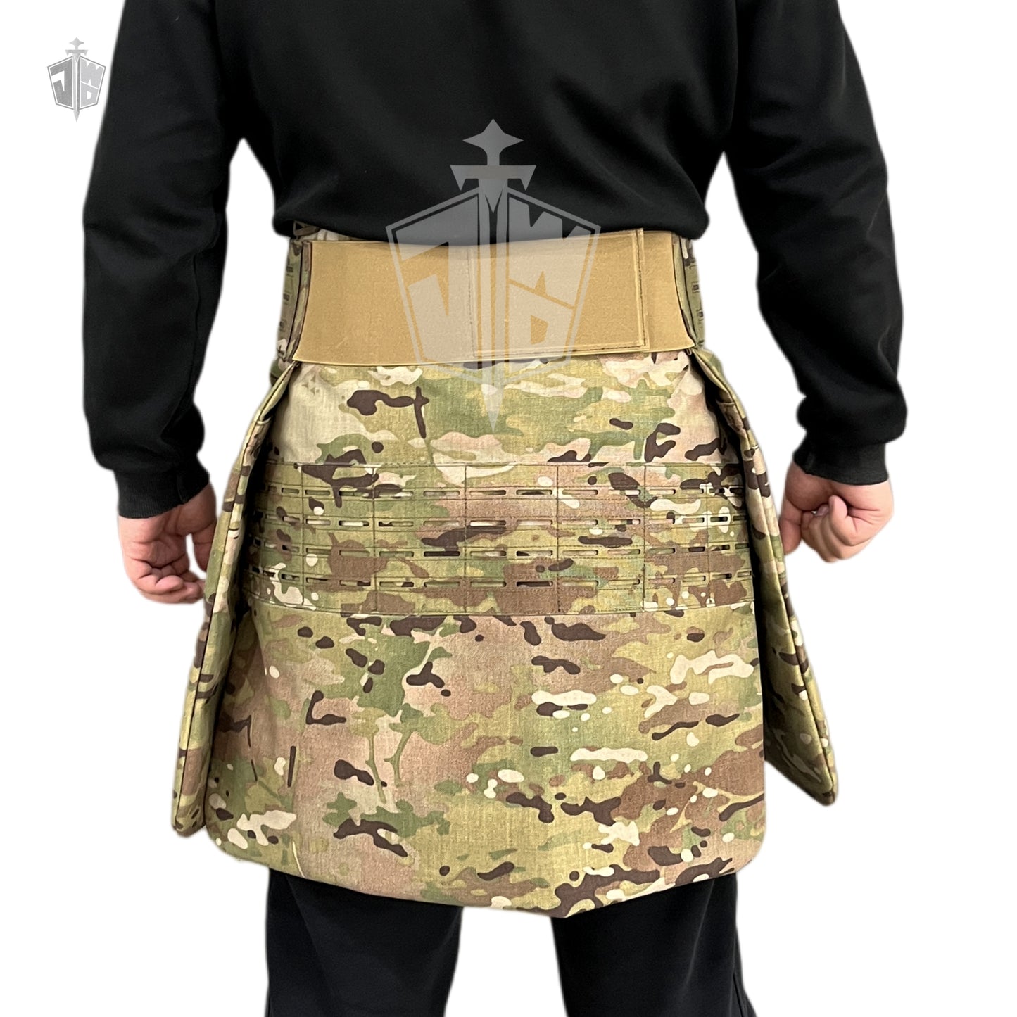 NIJ-IIIA tactical bulletproof skirt laser cutting multifunctional MOLLE
