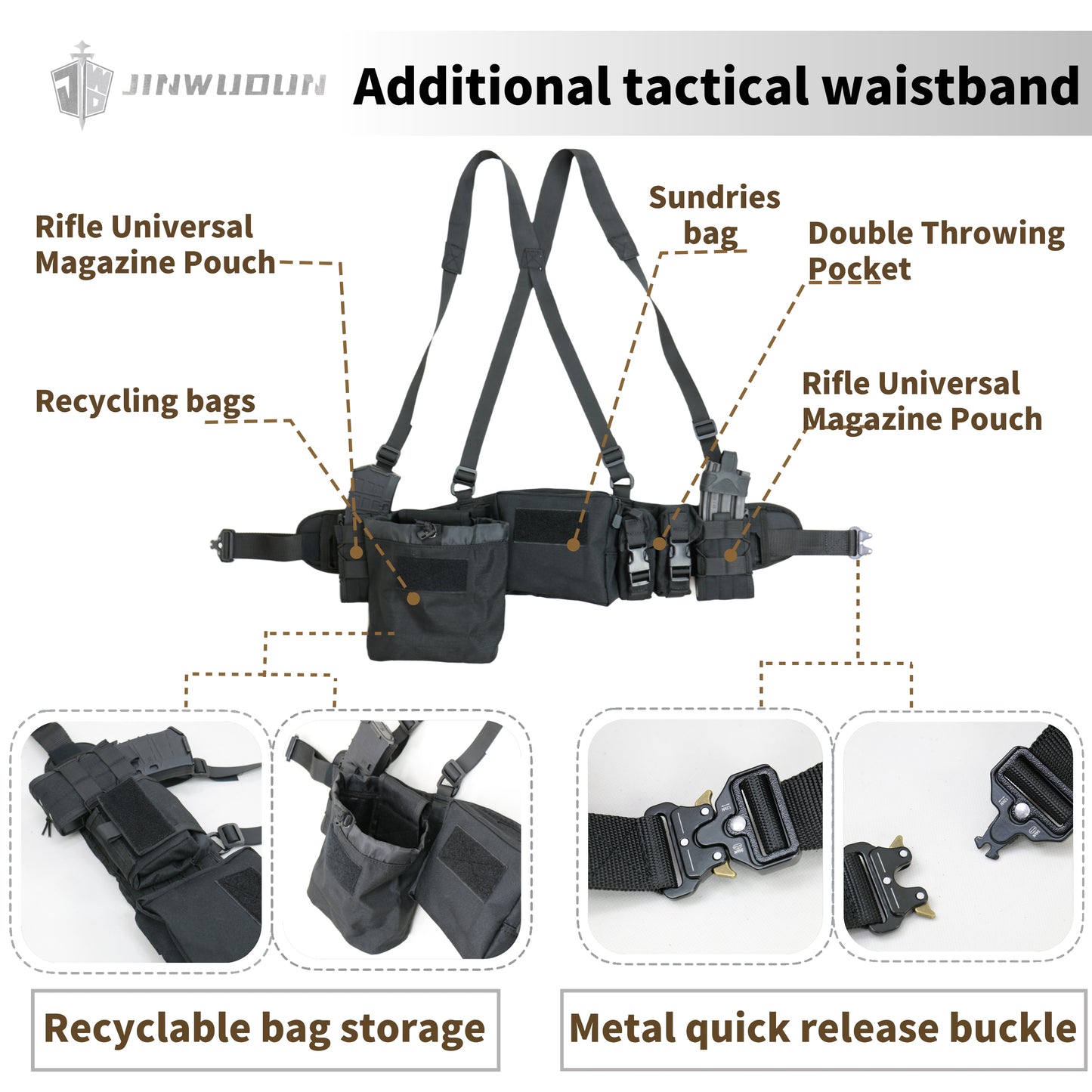 Full-Body Protection Bulletproof Vest NIJ IIIA/IV | Tactical Body Armor for Neck, Chest, Back, Groin, Leg Protection – Black