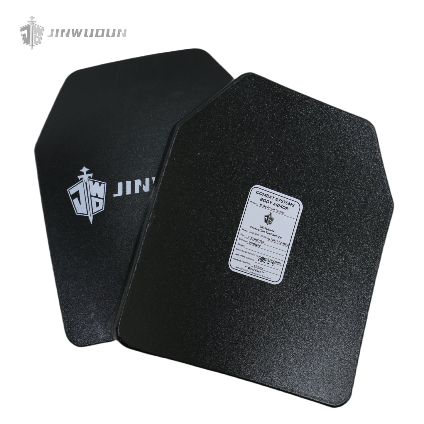 Level NIJ III ultra-light multi-curved bulletproof plate sprayed with polyurea process UHMWPE material about 2.57Ib