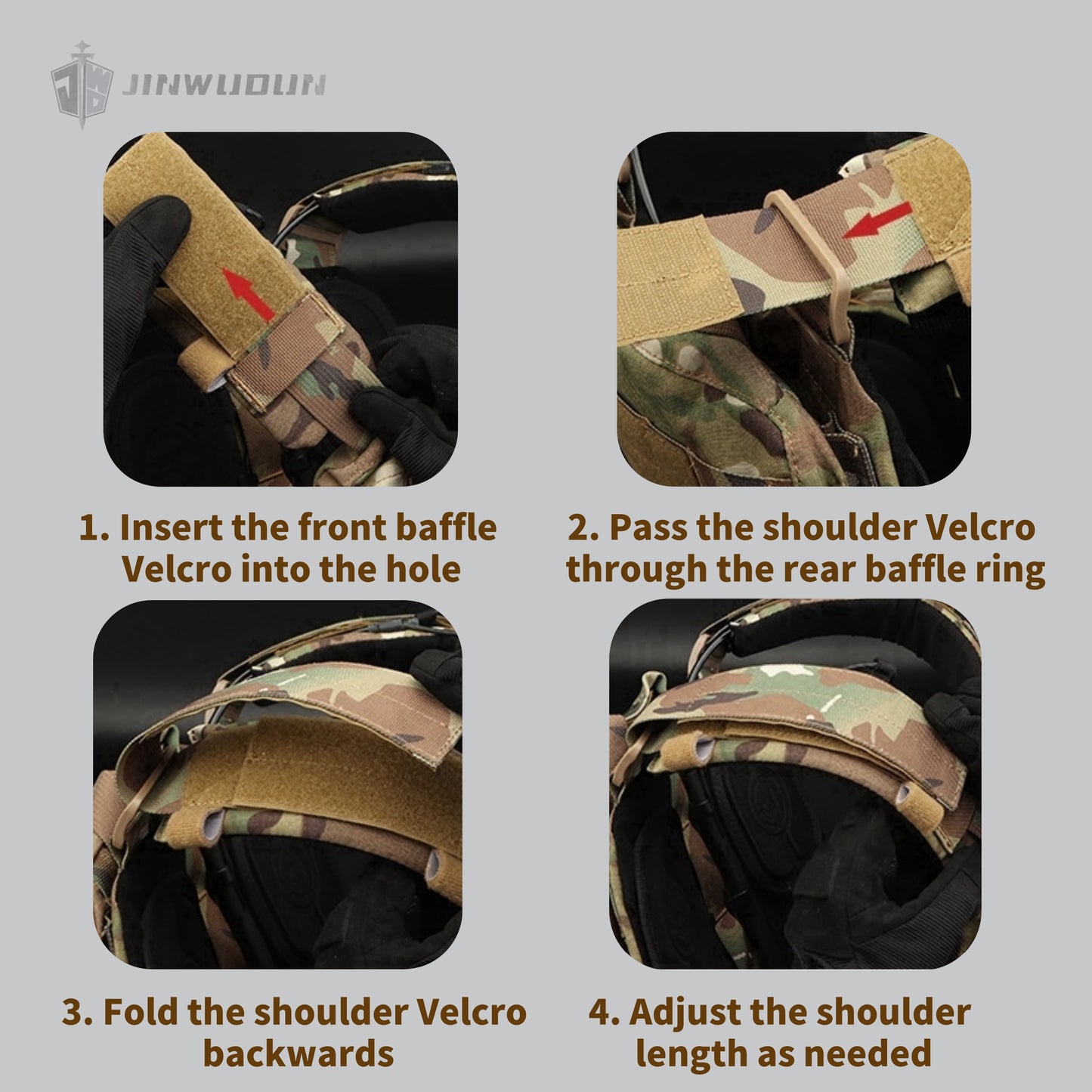 CPC tactical vest, made of nylon, can accommodate 20*16.5 inch bulletproof plates.