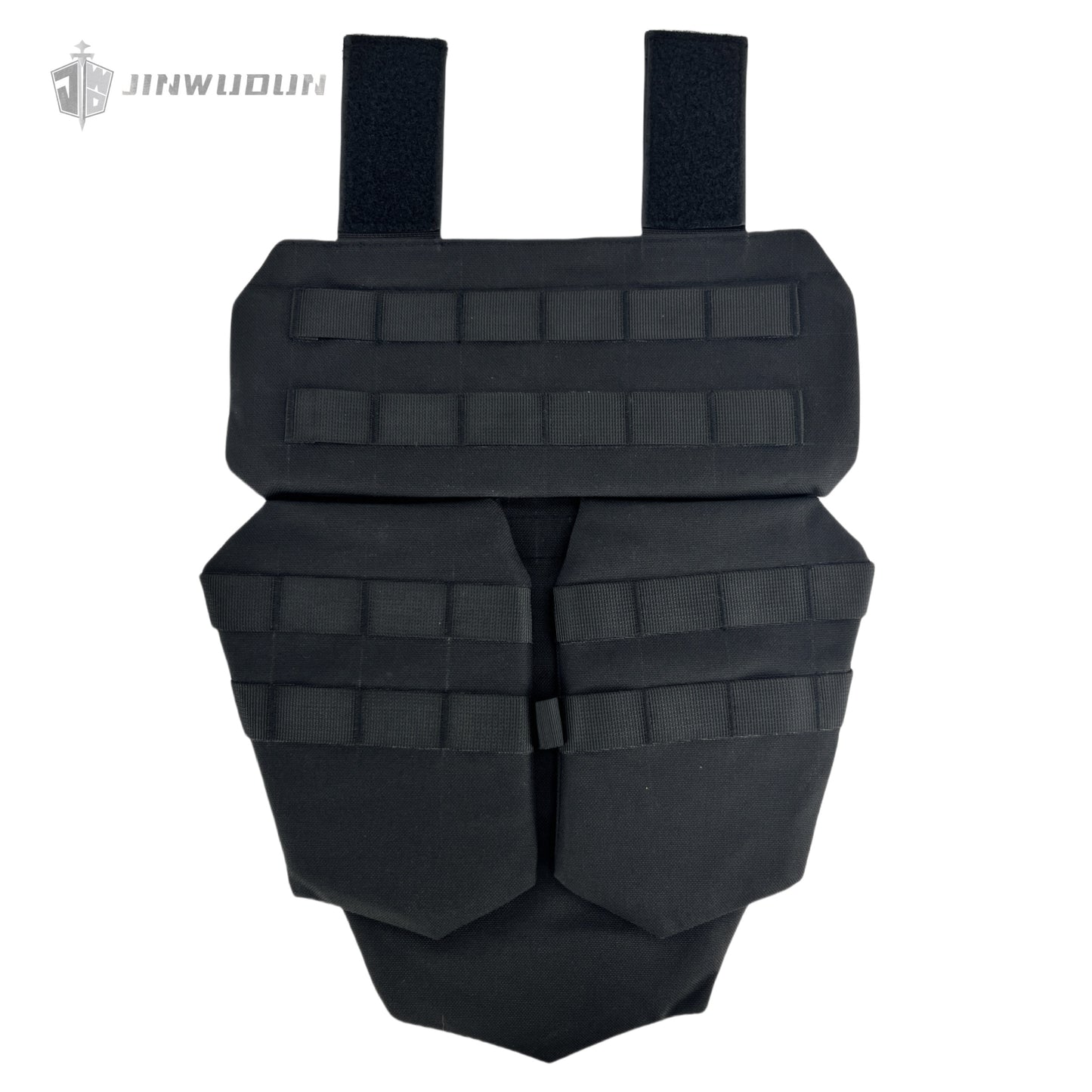Level NIJ IIIA bulletproof crotch guard with larger protection area, detachable design, nylon fabric
