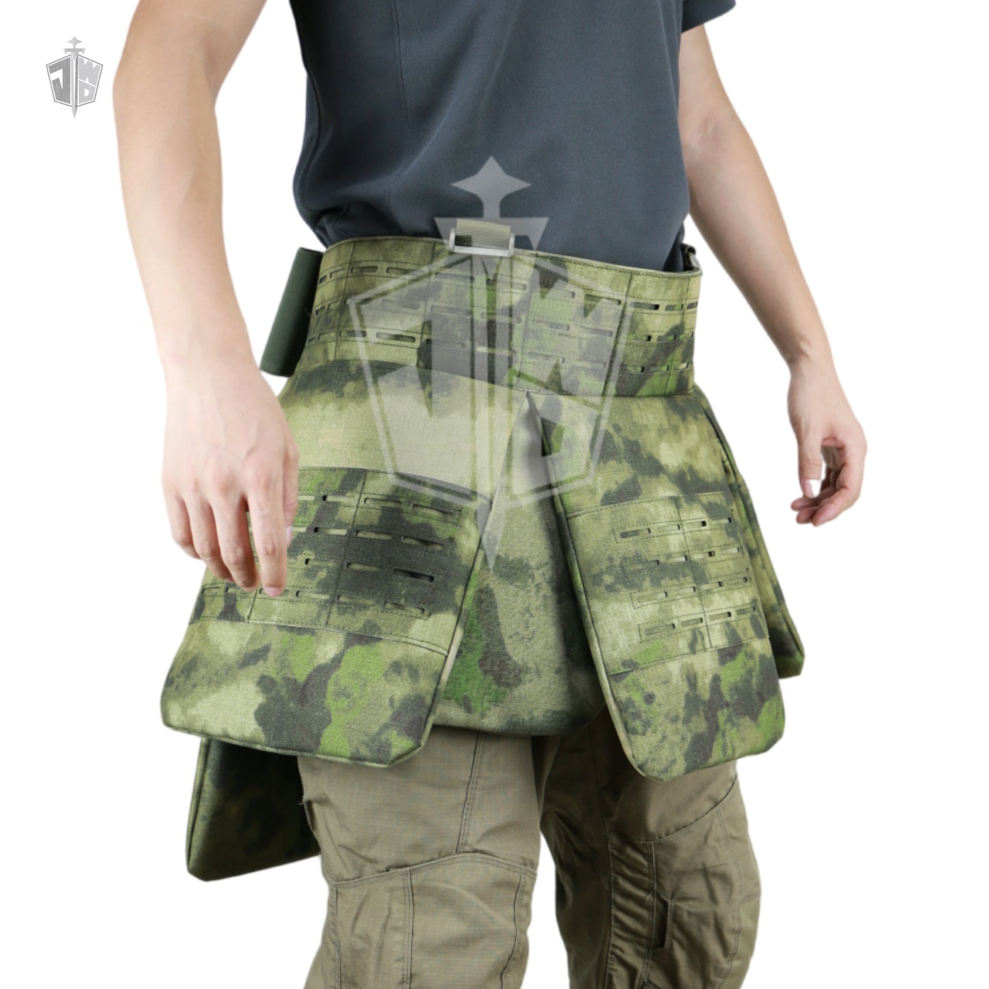 NIJ-IIIA bulletproof skirt armor tactical skirt armor laser cutting multifunctional MOLLE