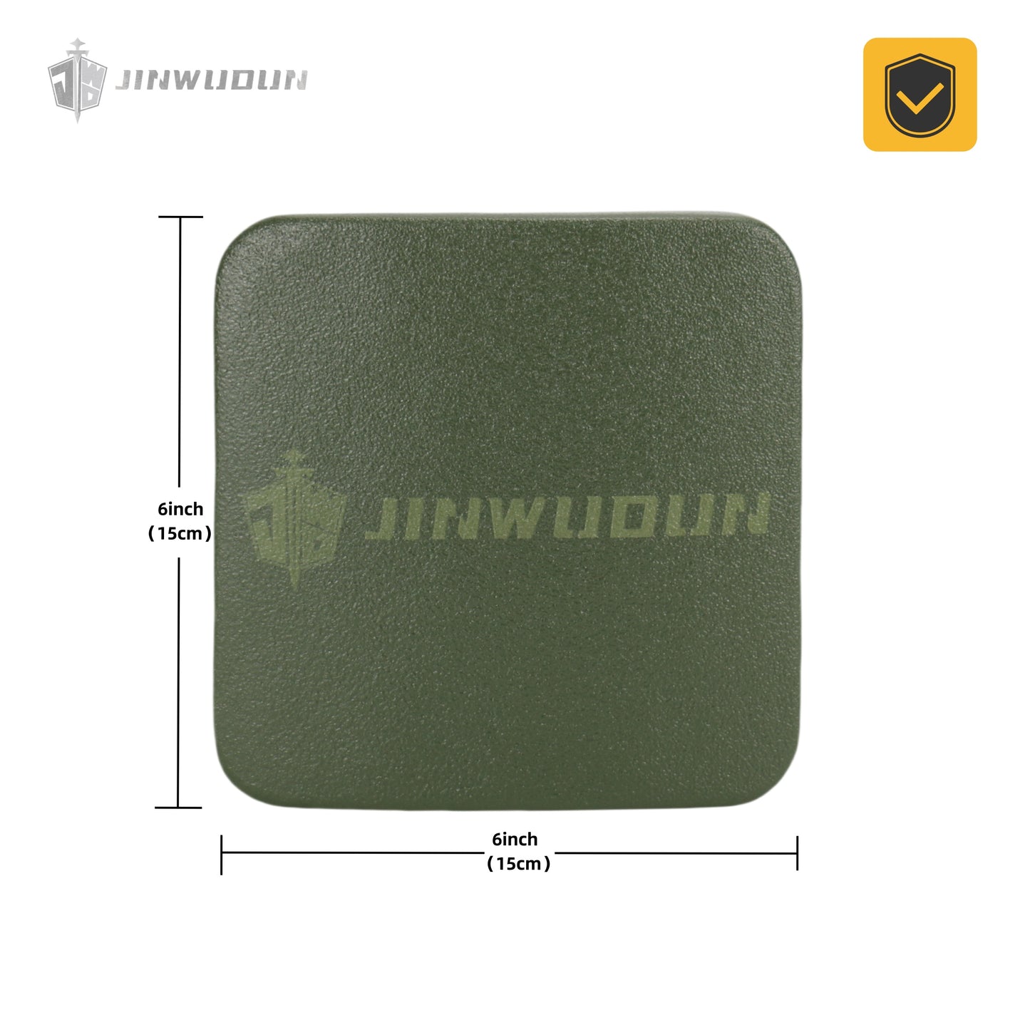 LEVEL NIJ IV+spray polyurea coating, 6*6inch ,Alumina ceramic/Silicon carbide ceramic+PE bulletproof waist plate