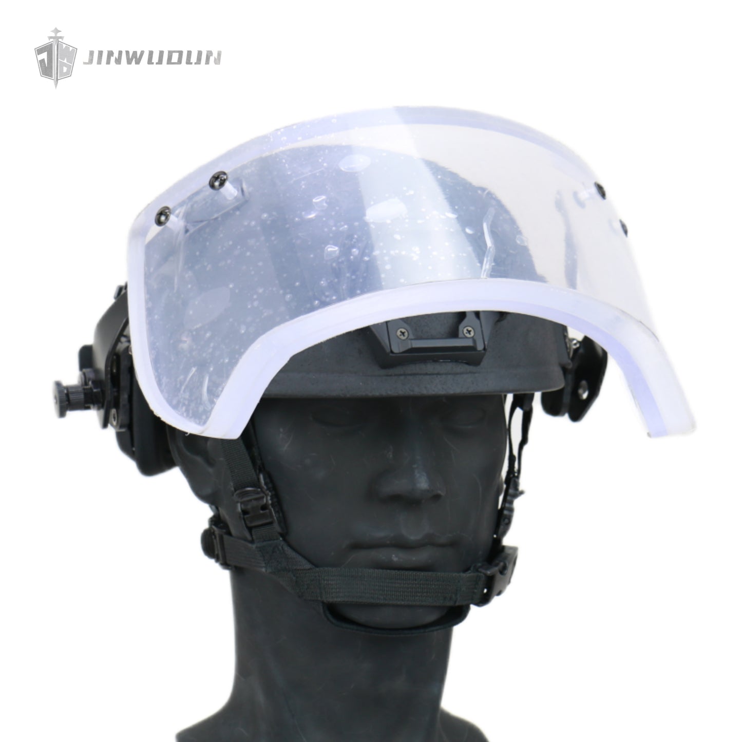 JWD-Bulletproof and explosion-proof mask IIIA level protection rail connected to helmet suitable for tactical goggles