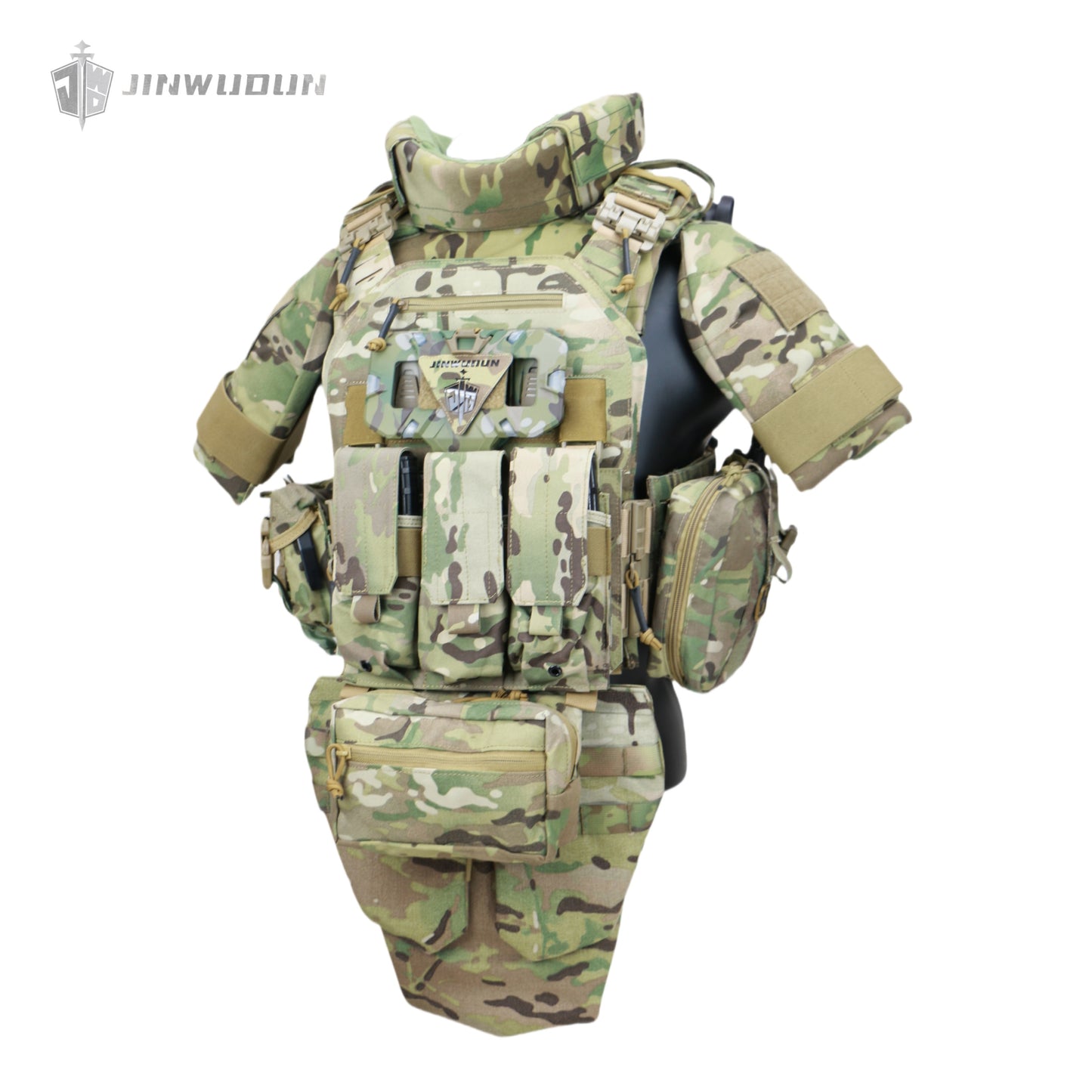 "Pioneer Z" NIJ IV level full protection bulletproof vest,MultiCam Military tactical vest body armor