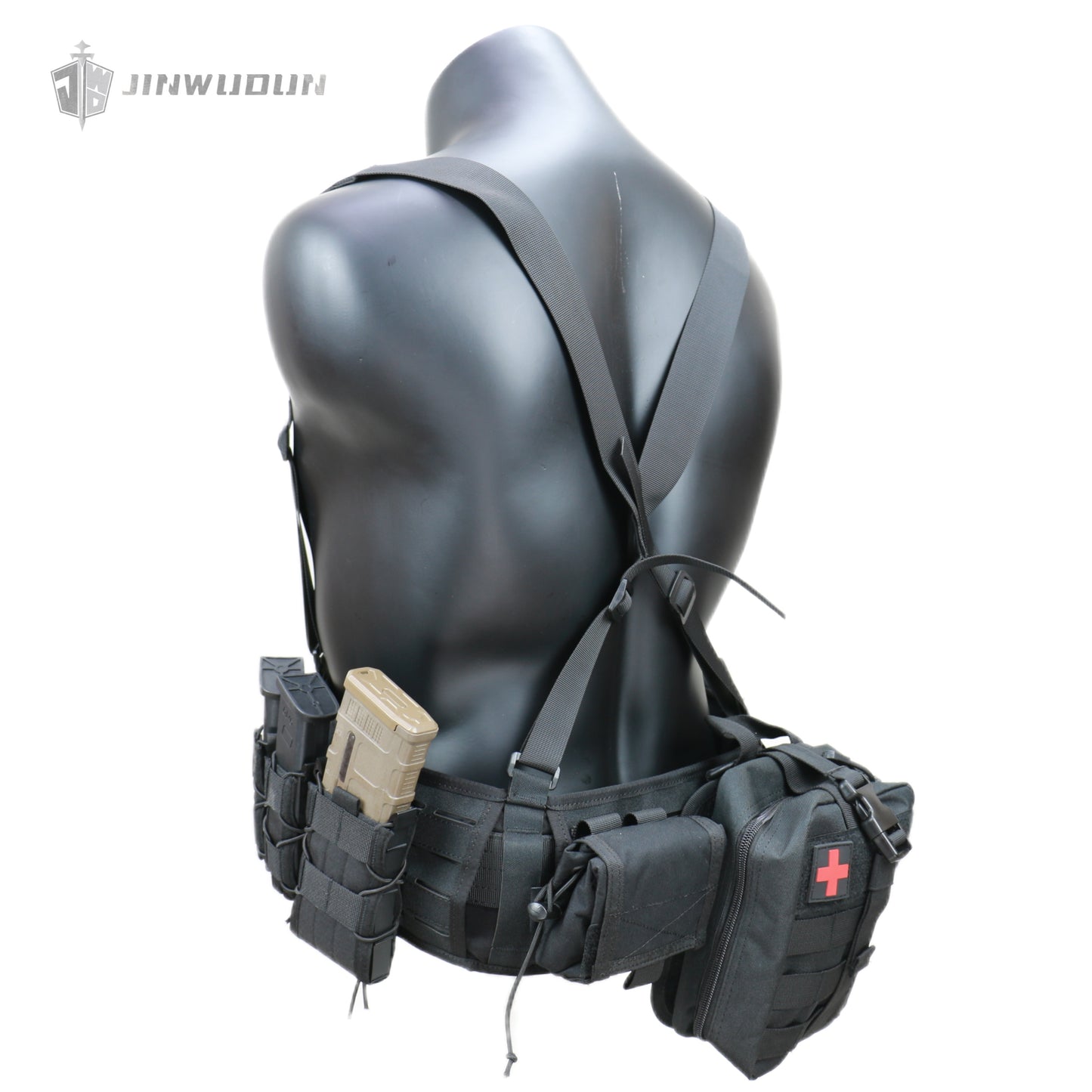 Ballistic Tactical Waistband 1000D Polyester with Molle webbing for a wide range of accessories