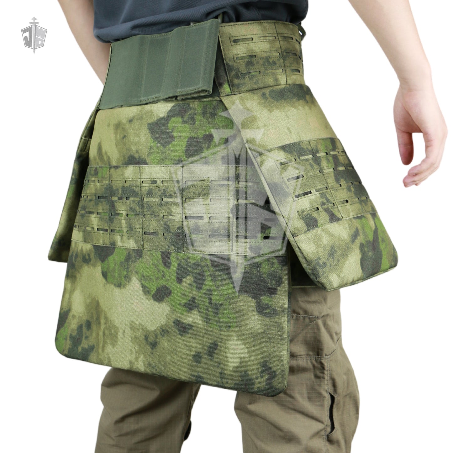 NIJ-IIIA bulletproof skirt armor tactical skirt armor laser cutting multifunctional MOLLE