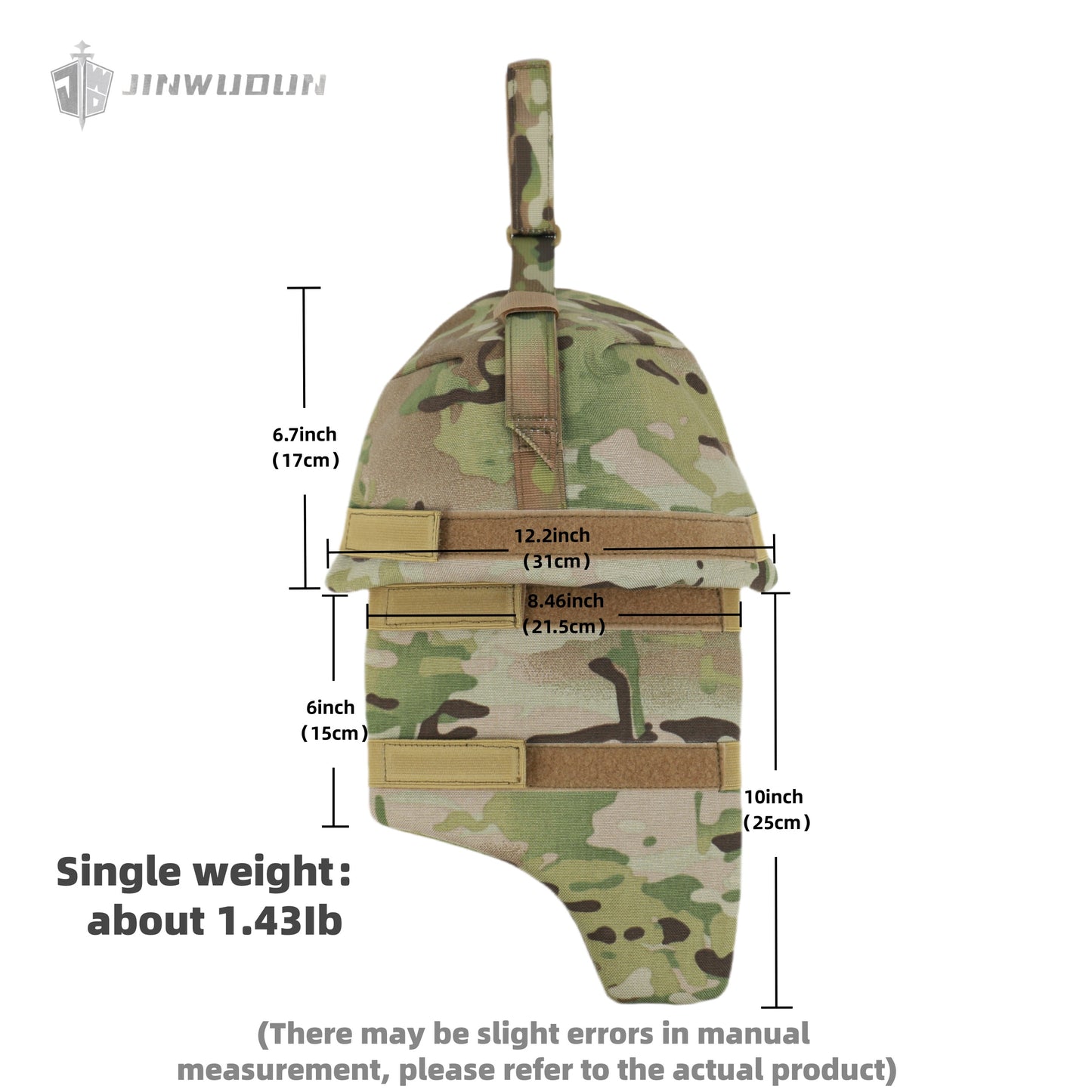 Level NIJ IIIA bulletproof shoulder pads with extra protection nylon fabric and UHMWPE bulletproof liner