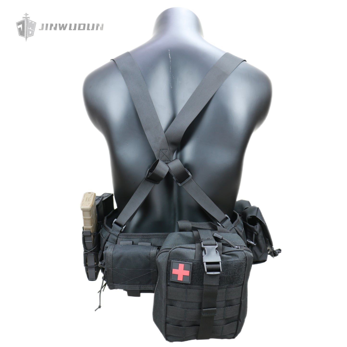 Ballistic Tactical Waistband 1000D Polyester with Molle webbing for a wide range of accessories