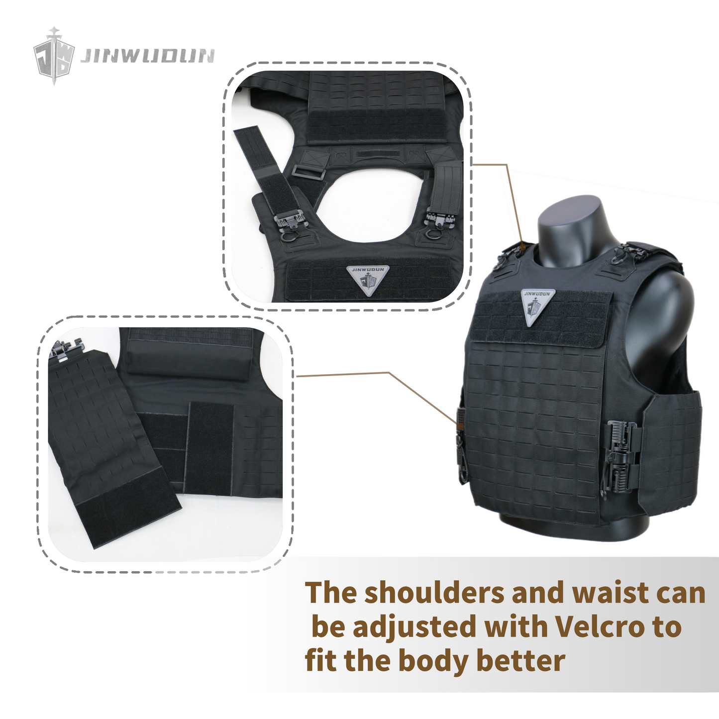 Level IV Bulletproof Vest - 1000D Polyester Material, Ultimate Protection and Durability
