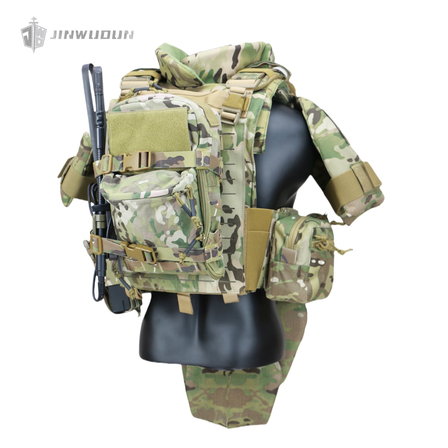 "Pioneer Z" NIJ IV level full protection bulletproof vest,MultiCam Military tactical vest body armor