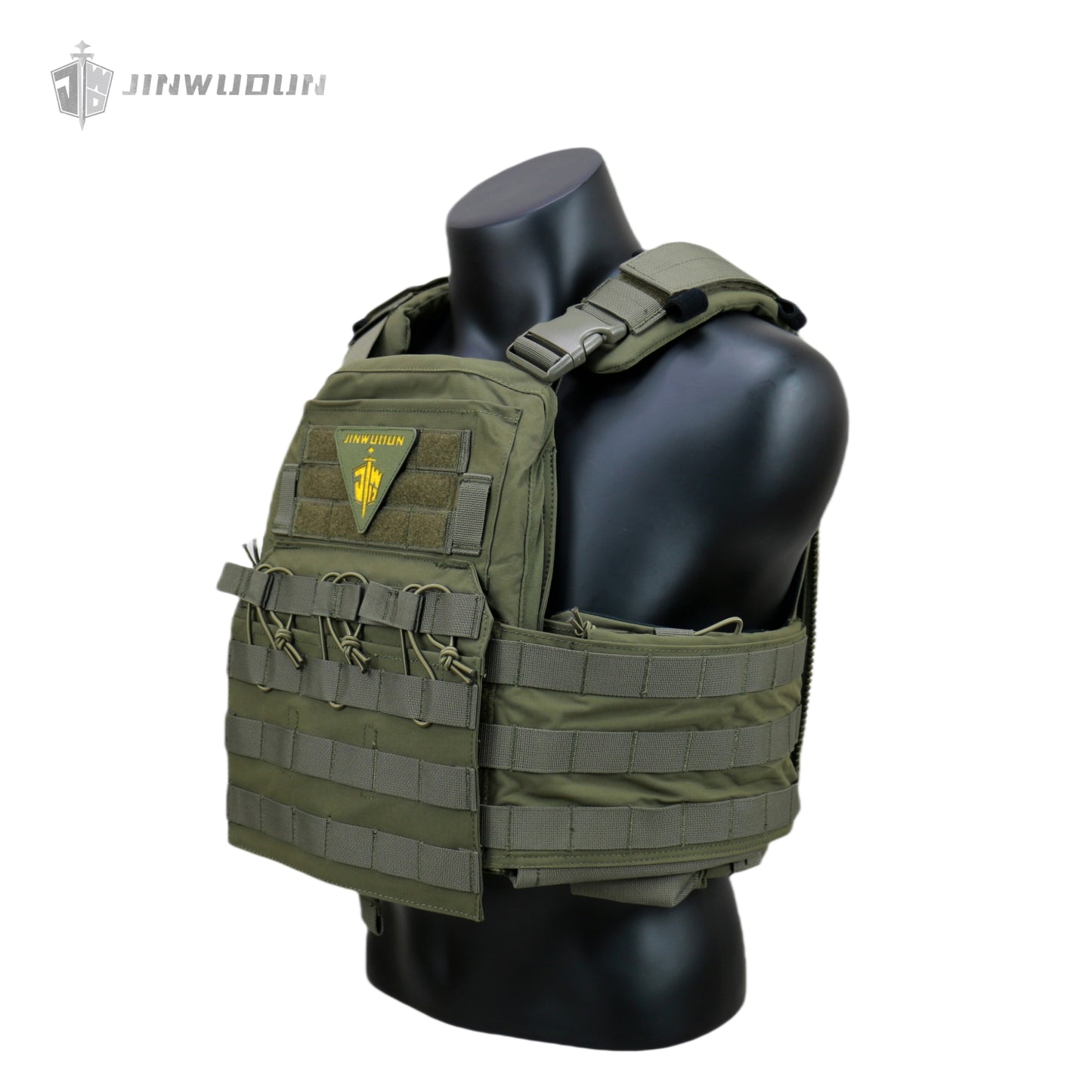 CPC Tactical Bulletproof Vest Level IV Protection, Nylon Material, 20*16.5 Inch Armor Size