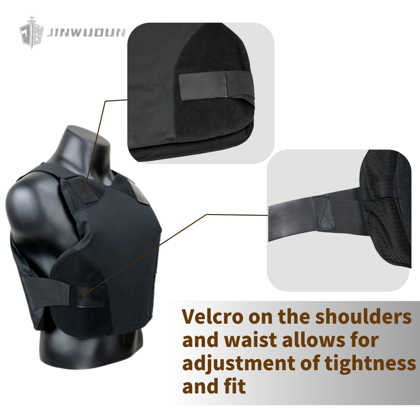 NIJ IIIA bulletproof and stab-proof vest - UHMWPE material, providing maximum protection, comfortable and lightweight design