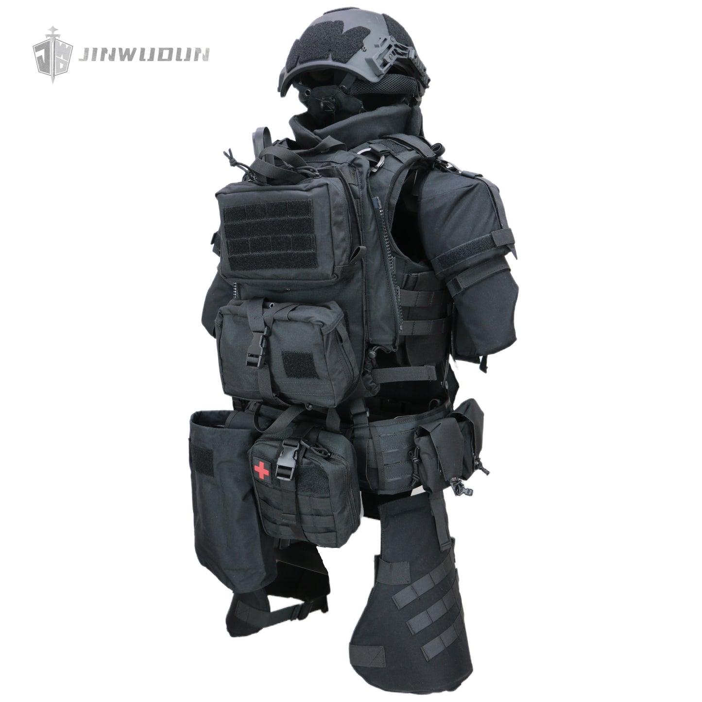 Level NIJ IV Fearless "X" full protection bulletproof vest nylon fabric tactical bulletproof vest increases the protection area