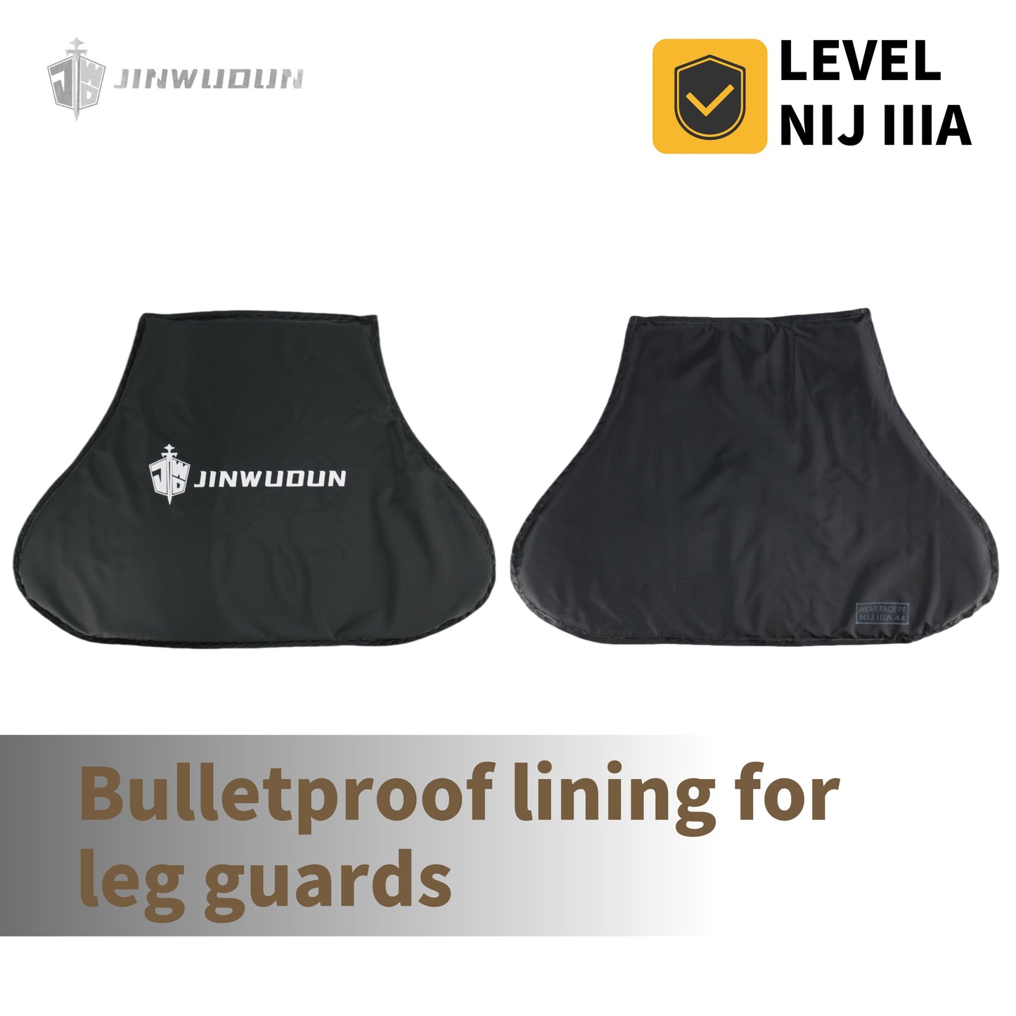 Level NIJ IIIA bulletproof leggings with increased protection 1000D nylon webbing buckle