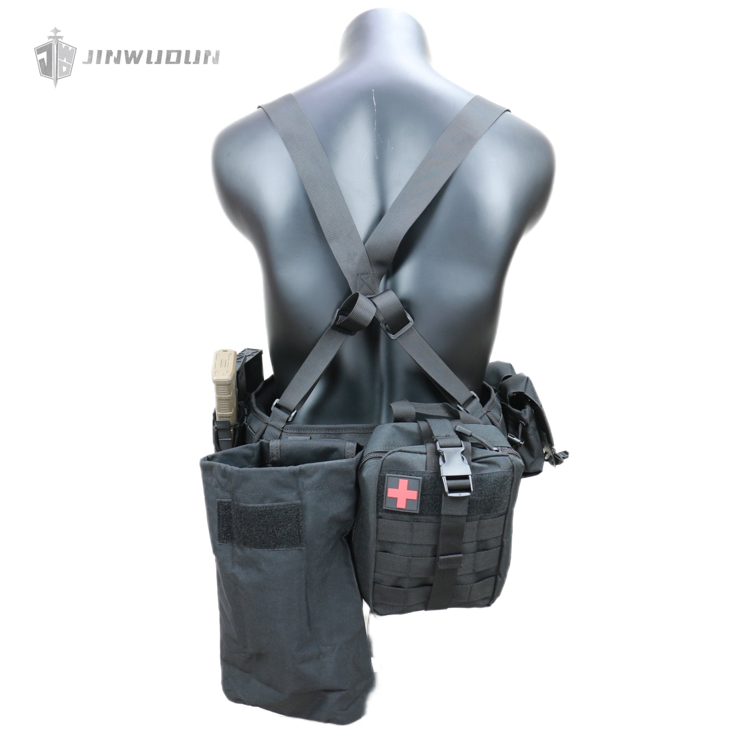 Ballistic Tactical Waistband 1000D Polyester with Molle webbing for a wide range of accessories