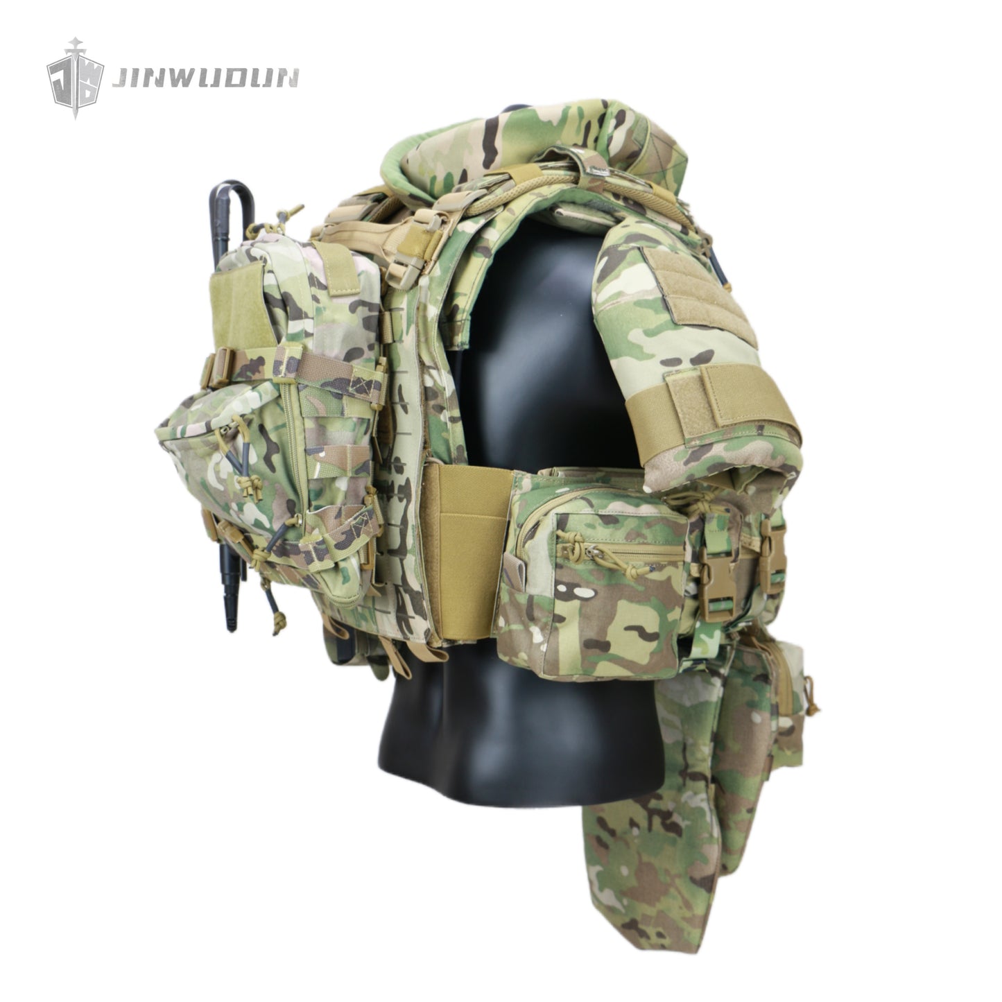 "Pioneer Z" NIJ IV level full protection bulletproof vest,MultiCam Military tactical vest body armor
