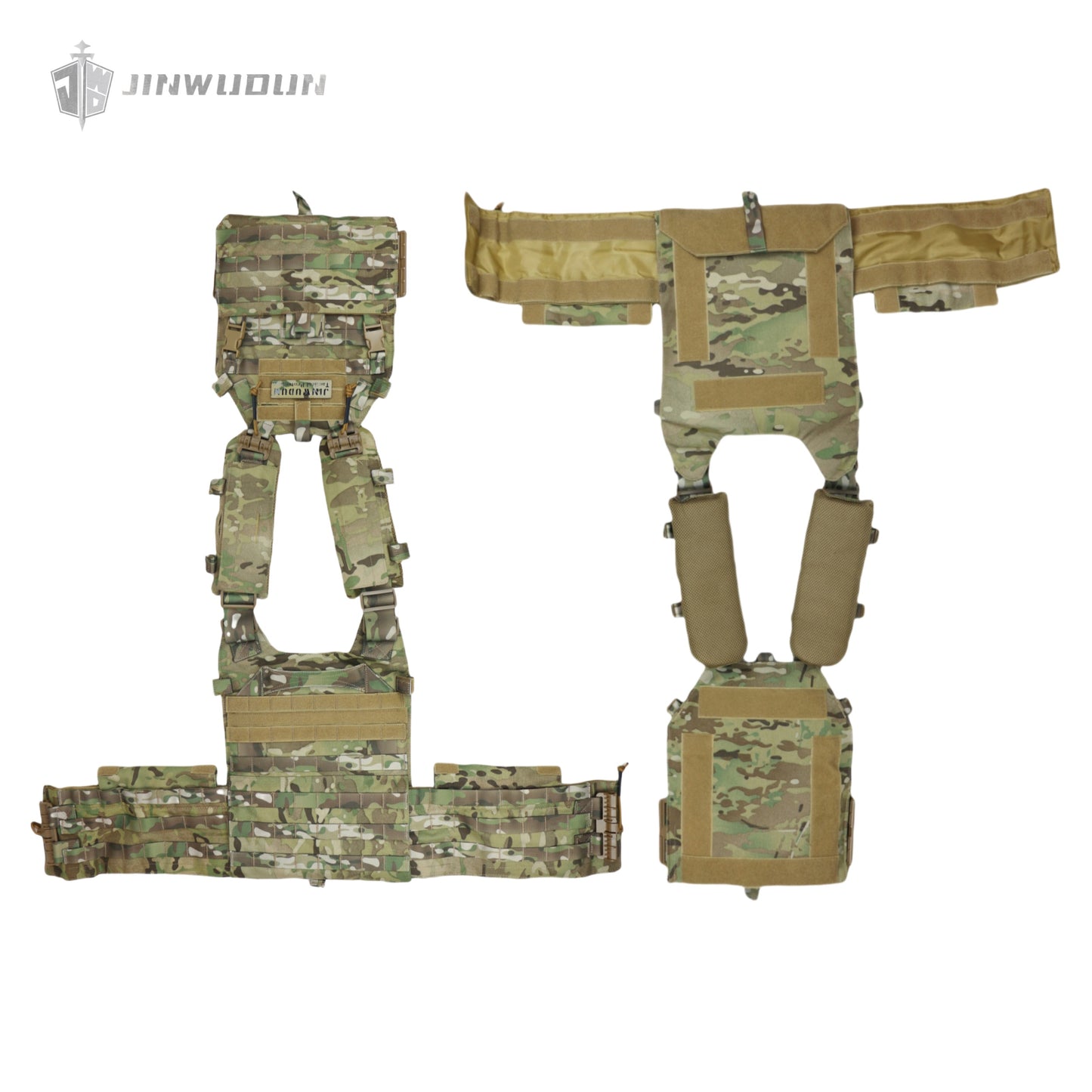 NIJ IV Level Large Waist Tactical Quick Release Vest OEM Imitation 1000D Polyester Fabric Vest