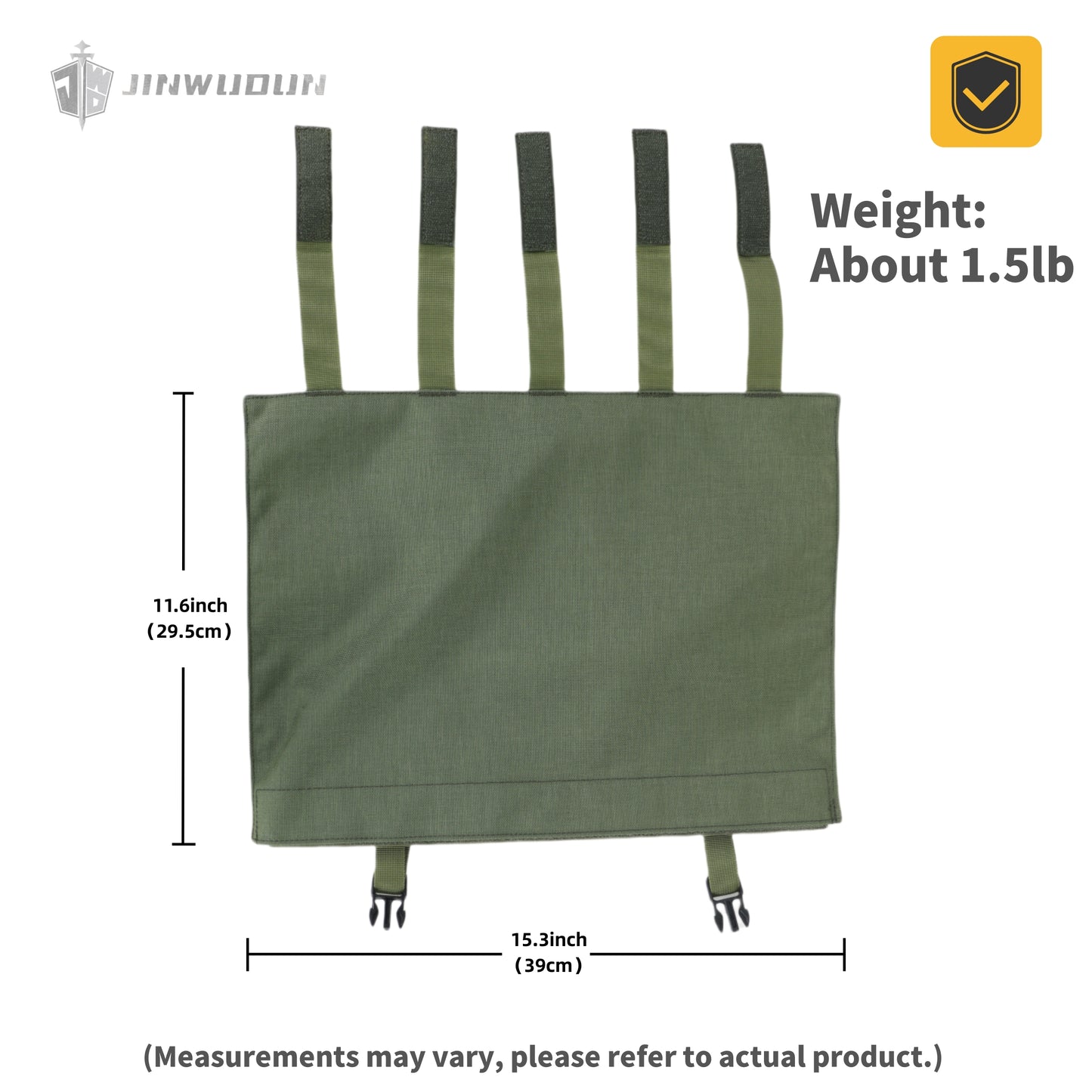 JWD-Level NIJ IIIA tactical quick-response bulletproof shield, lightweight and multi-purpose with strobe light, UHMWPE material