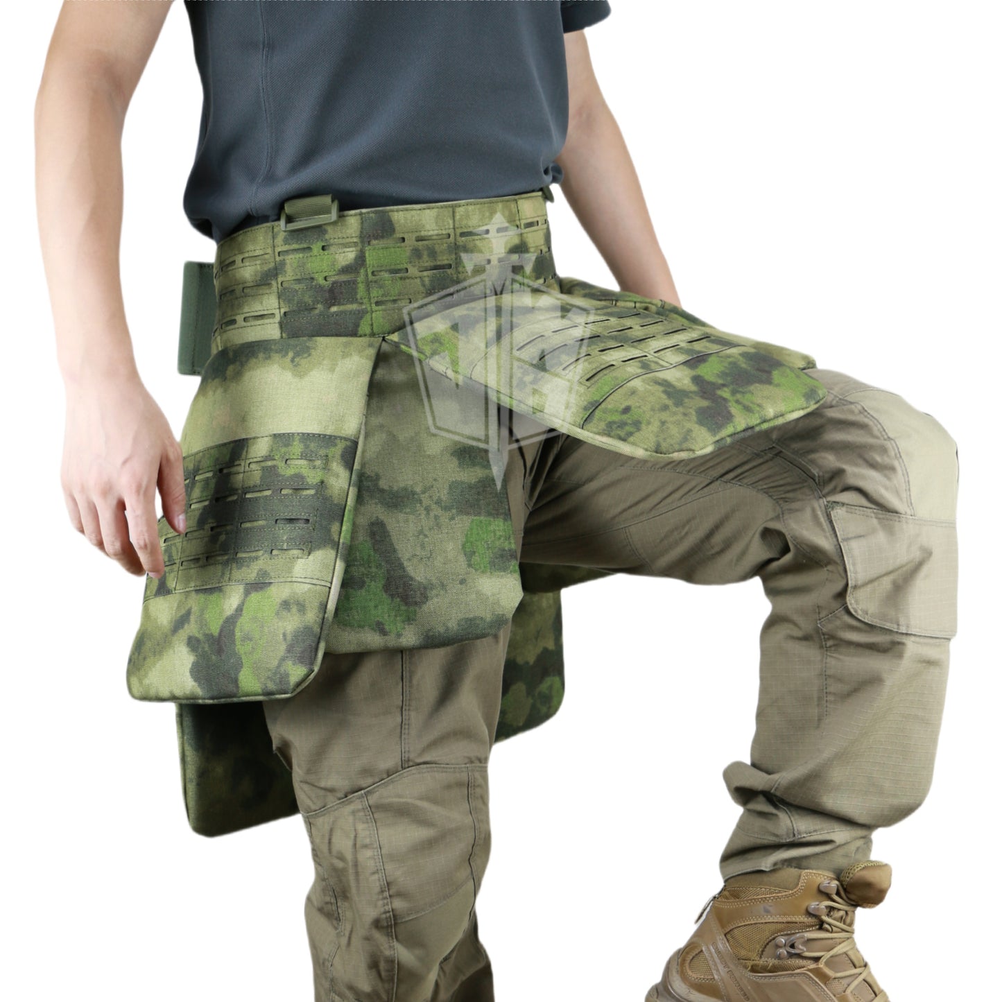 NIJ-IIIA bulletproof skirt armor tactical skirt armor laser cutting multifunctional MOLLE