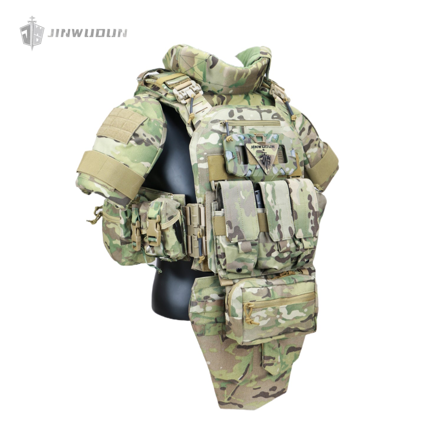 "Pioneer Z" NIJ IV level full protection bulletproof vest,MultiCam Military tactical vest body armor