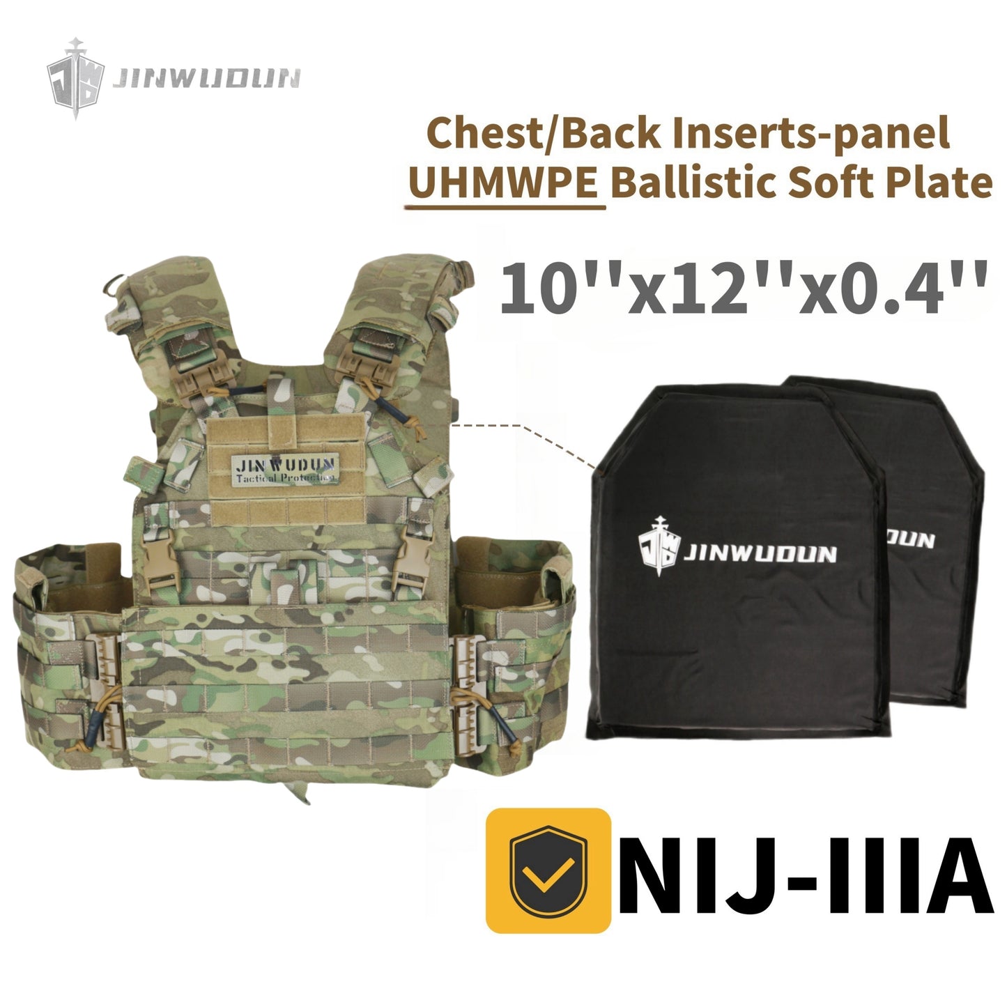 Level NIJ IV enlarged waist tactical quick-release bulletproof vest OEM replica 1000D fabric bulletproof vest