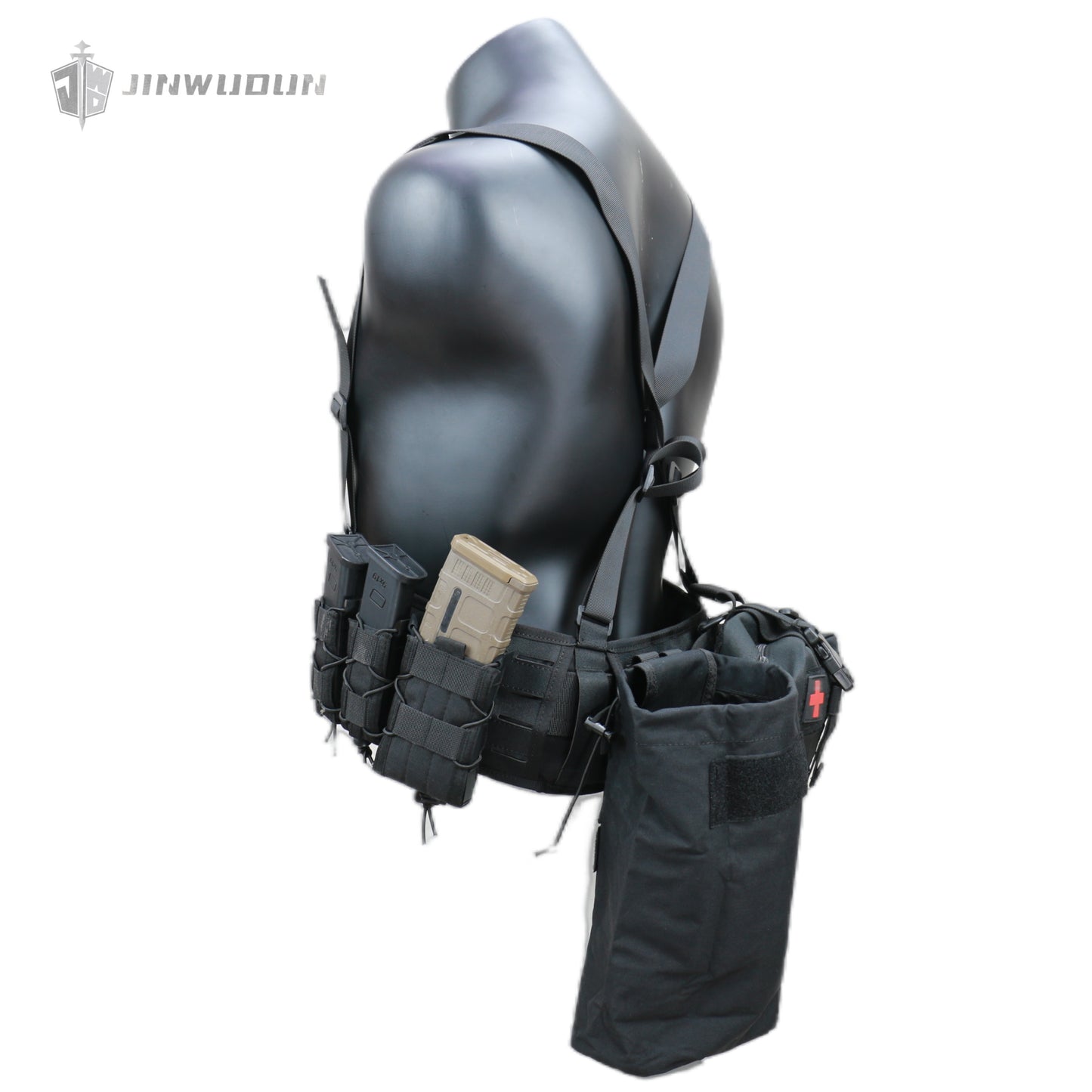 Ballistic Tactical Waistband 1000D Polyester with Molle webbing for a wide range of accessories