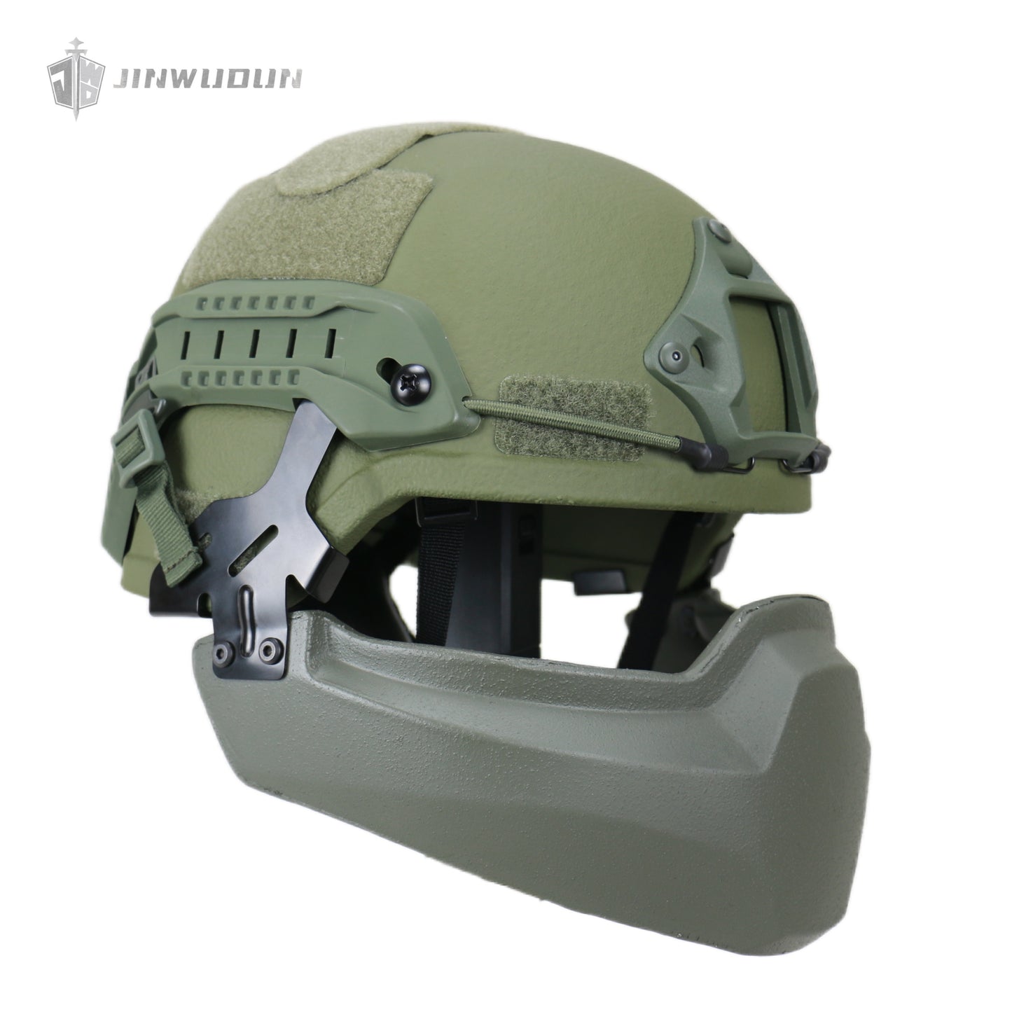 MICH2000 Bulletproof Kit - Helmet + Ballistic Mandible-NIJ IIIA 9*19MM