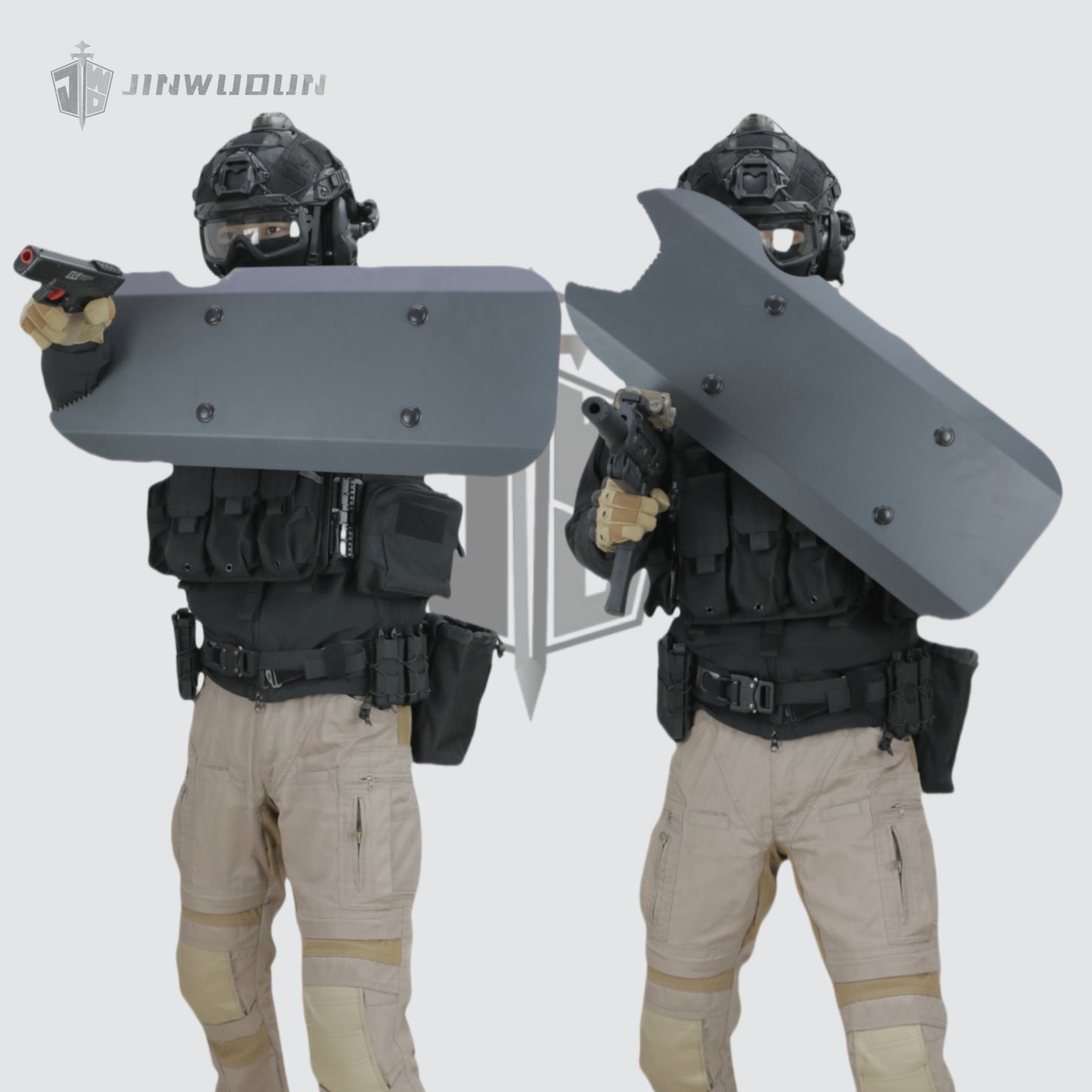 JWD-Armored steel bulletproof arm shield IIIA.44 level protection, 11.2x28inch