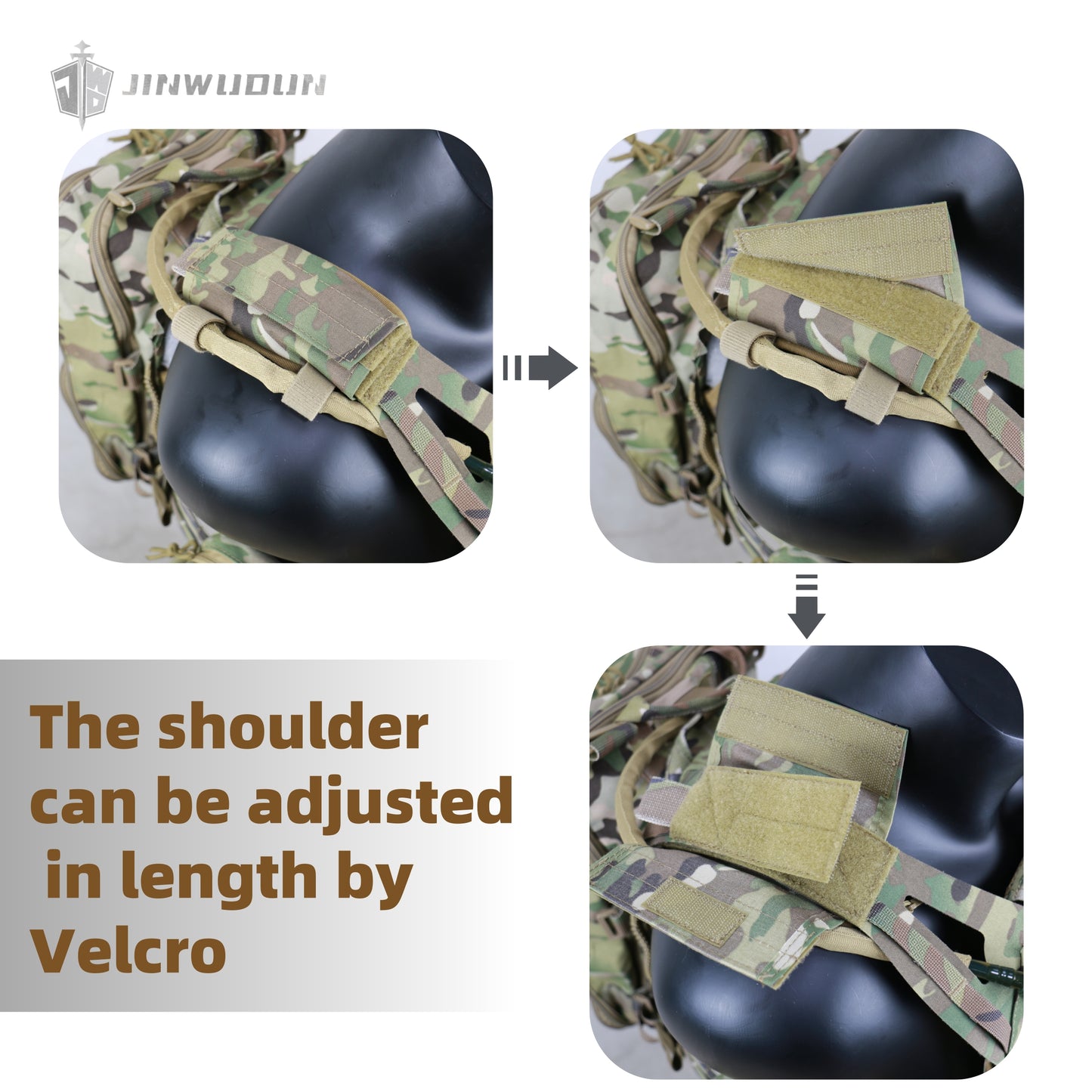 JWD-Tactical bulletproof vest Cordura fabric JPC 3.0 tactical bulletproof vest shoulder waist quick release design